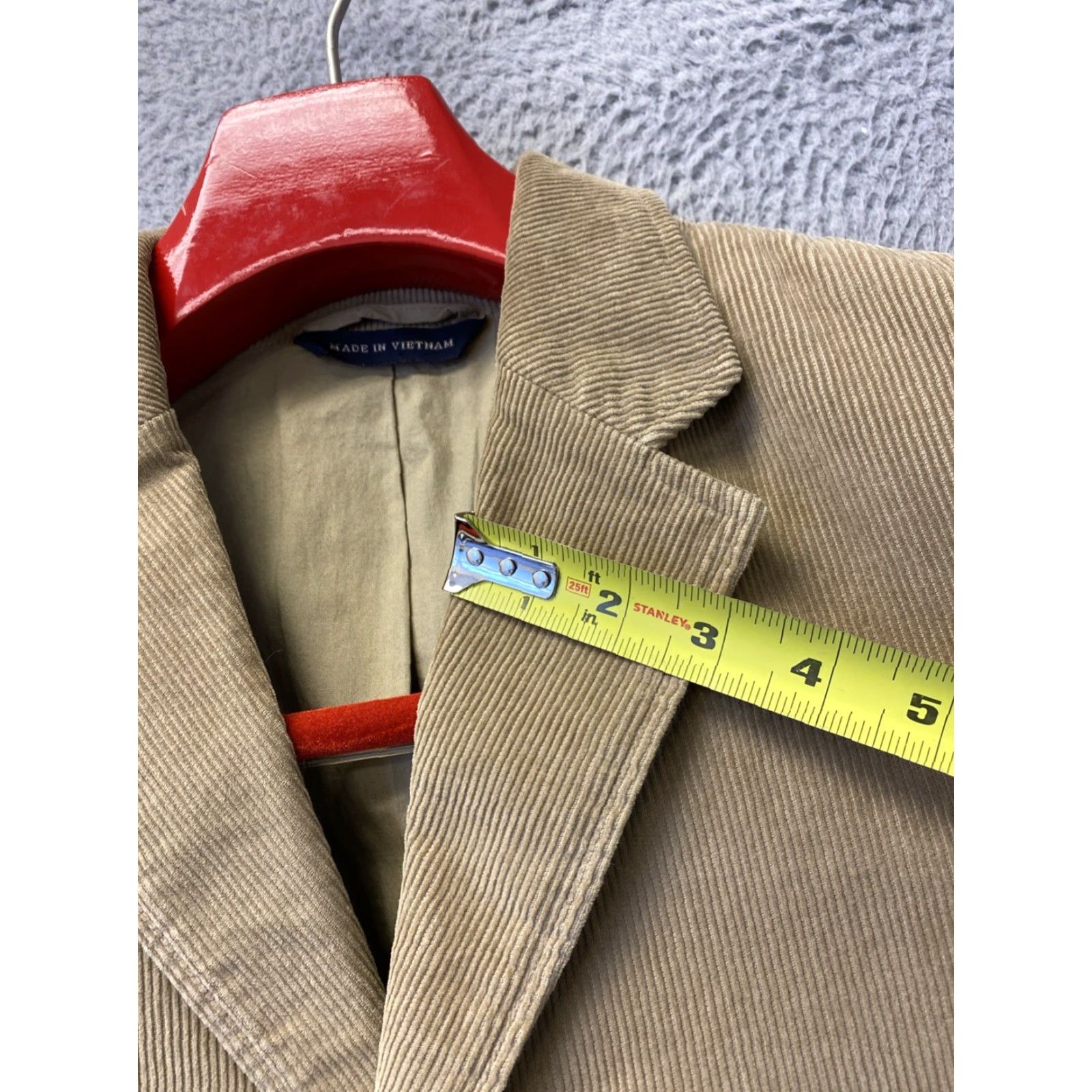 Banana Republic VINTAGE Banana Republic Blazer? Wait: Banana Republic corduroy men’s 46R tan 3-button sport coat jacket Size 46R - 6 Thumbnail
