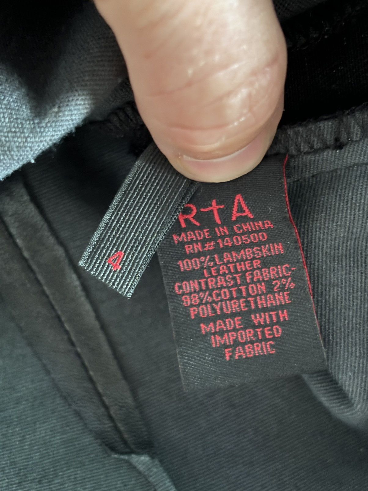 Rta RtA Lambskin Top Size S / US 4 / IT 40 - 7 Thumbnail