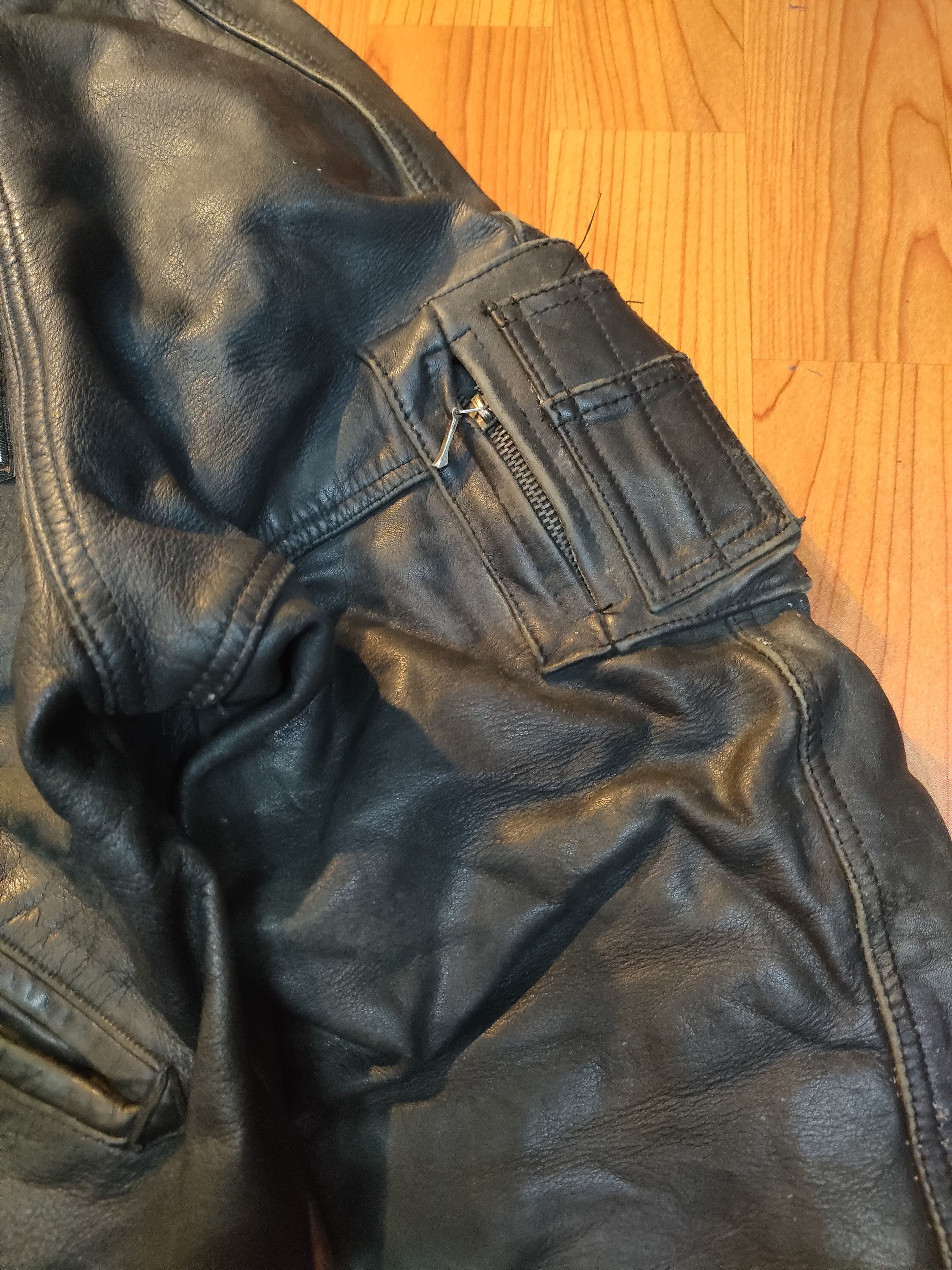 Harley Davidson × Vintage Vintage Harley Davidson Leather Jacket Size US L / EU 52-54 / 3 - 15 Thumbnail