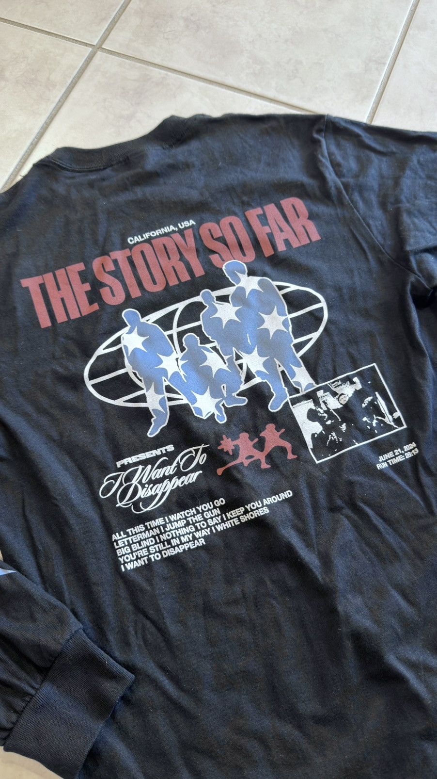 Gildan The Story So Far - I Want to Disappear 2025 Tour - L/S Tee Size US M / EU 48-50 / 2 - 1 Thumbnail