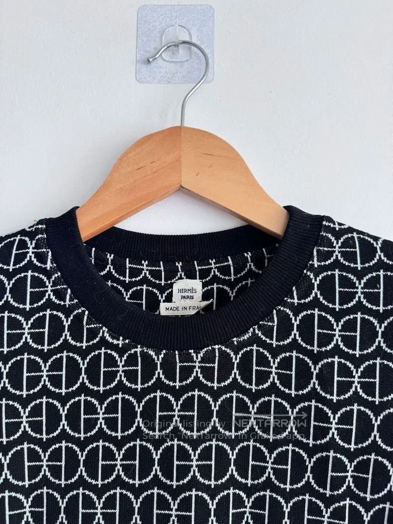 Hermes Hermes Black knit short-sleeve Size XXS / US 00 / IT 34 - 2 Thumbnail