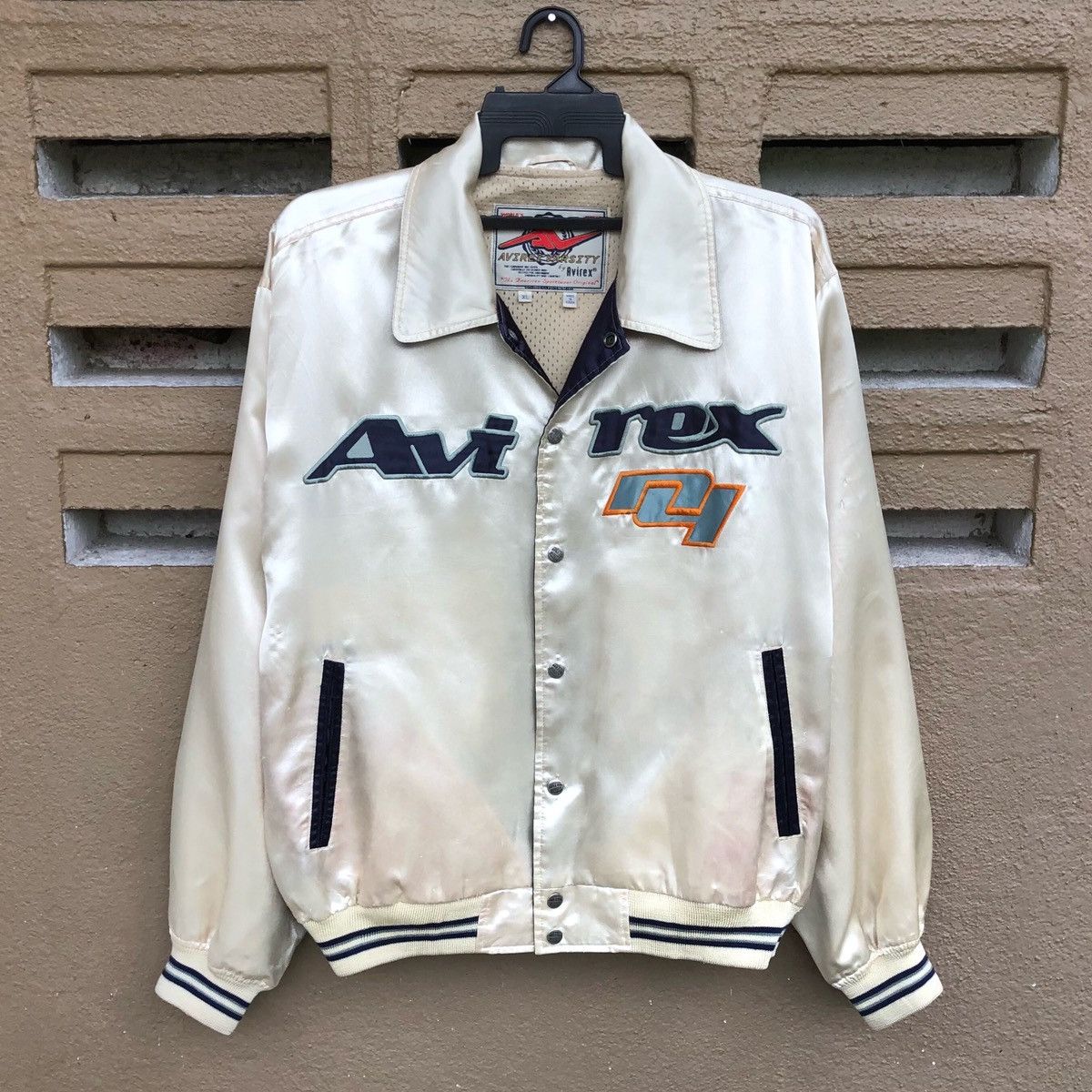 Avirex Vintage Avirex USA Satin Varsity Jacket Size US XL / EU 56 / 4 - 18 Thumbnail