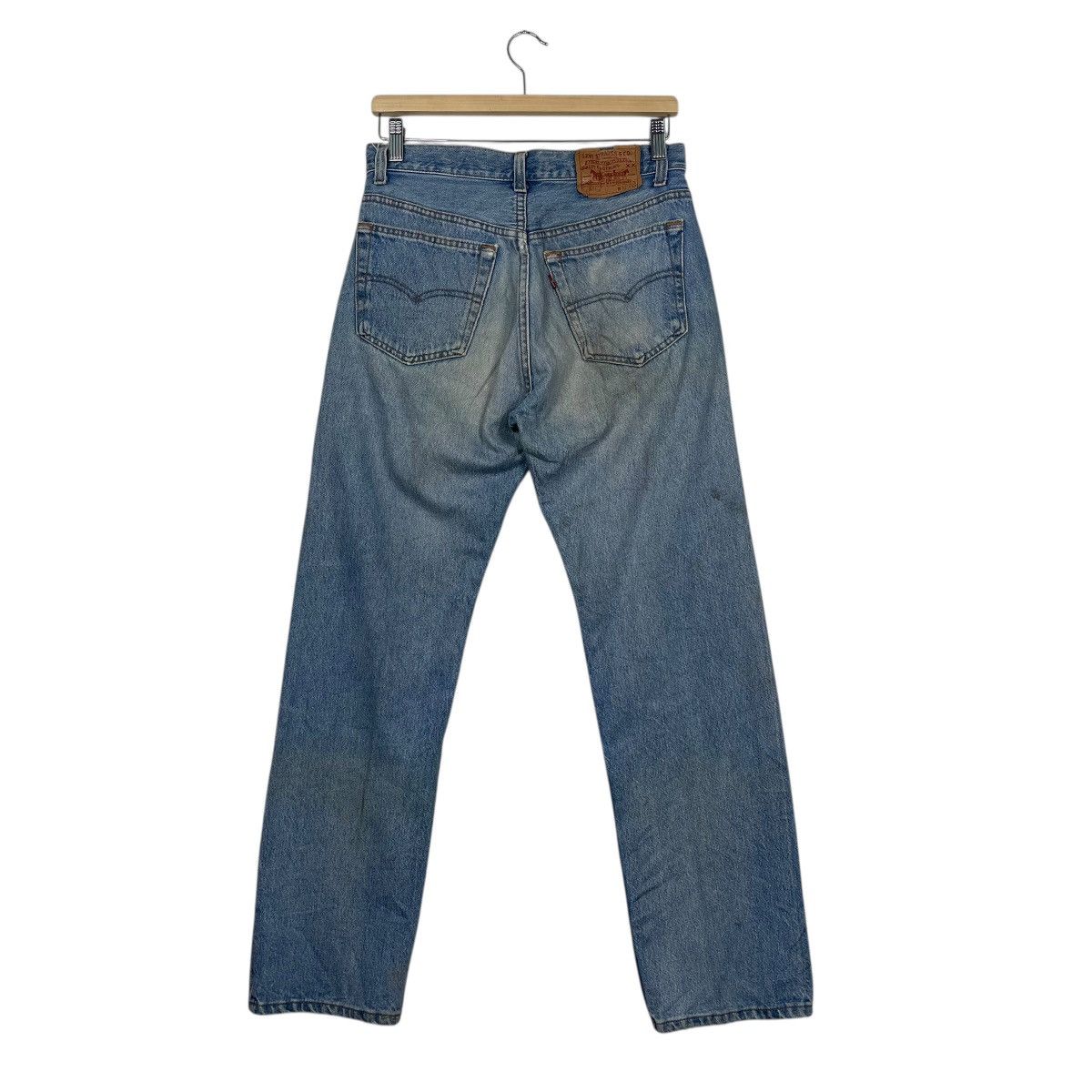 Levi's Vintage 90s Levis 501xx Button Fly Distressed Denim W31 Size US 31 - 12 Thumbnail