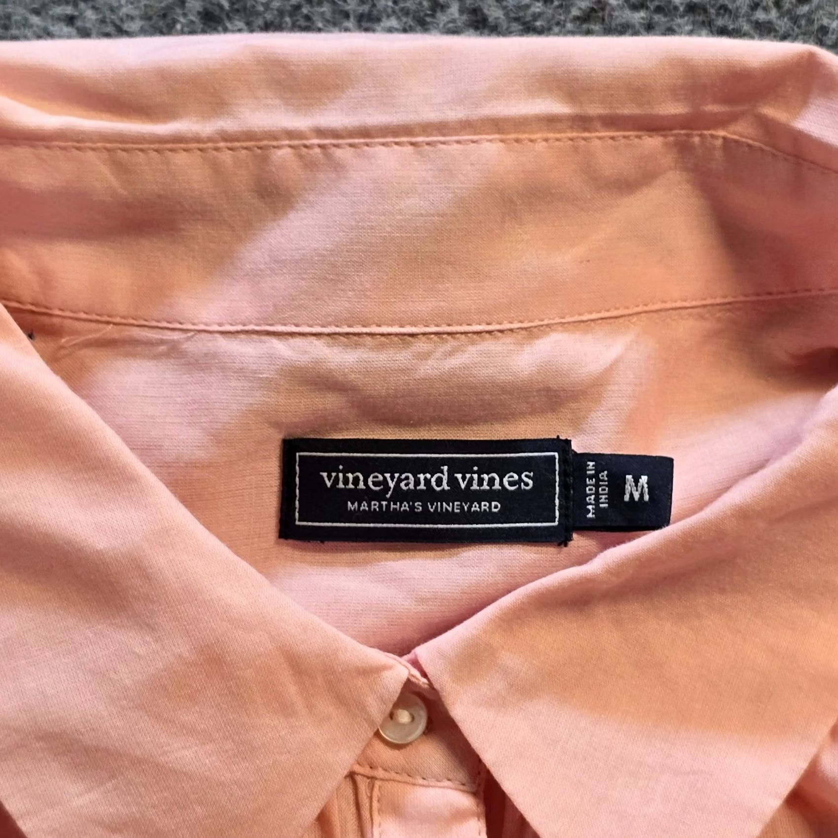 Vineyard Vines Vineyard Vines Top Womens Size Medium Pink Popover 1/4 Button Oversized Capsule Size M / US 6-8 / IT 42-44 - 3 Thumbnail