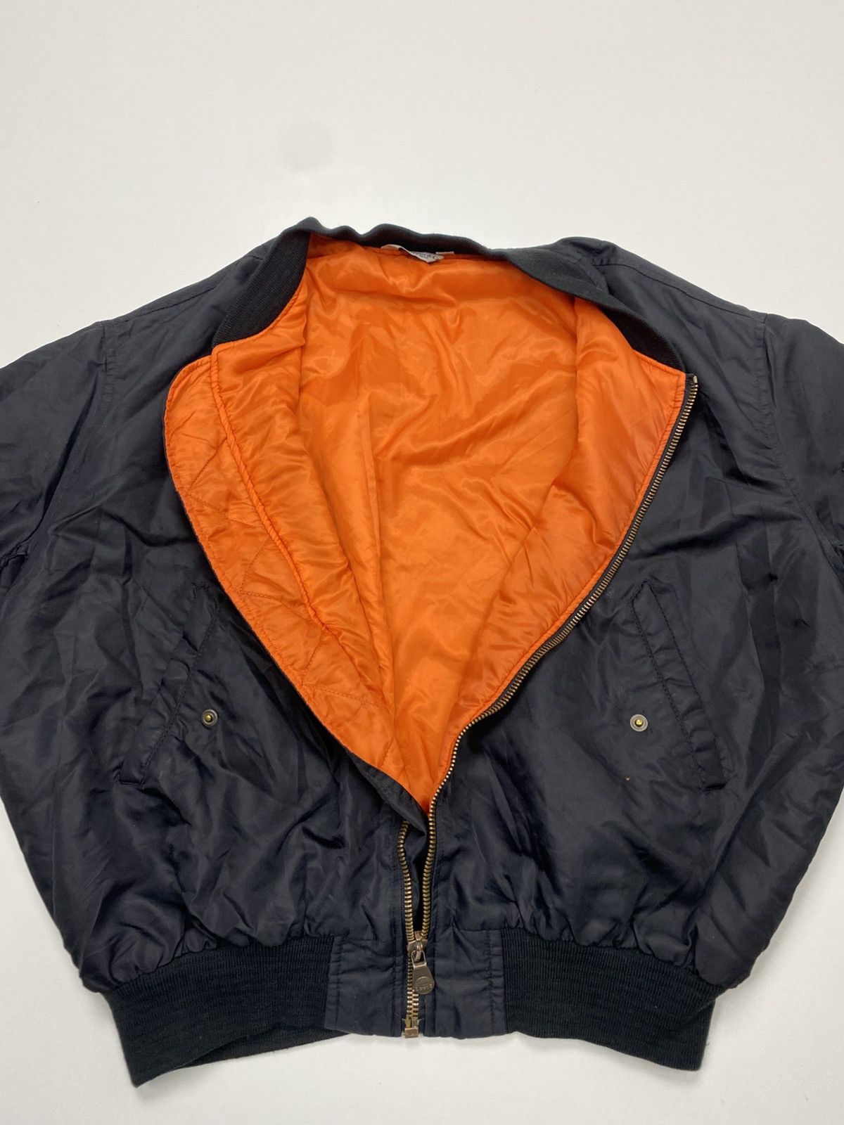 Levi's Levi's Vintage MA-1 Bomber Jacket Black/Orange XL Size US XL / EU 56 / 4 - 5 Thumbnail
