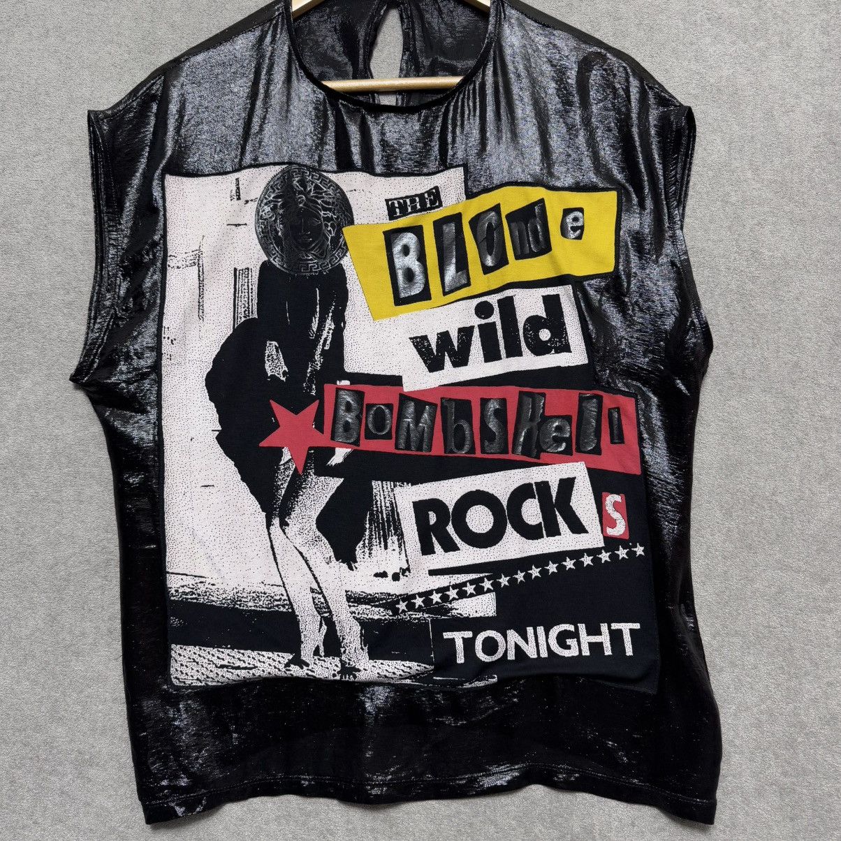 Versace Fall 2013 Versace Metallic Silk Shimmer Medusa T-Shirt Size M / US 6-8 / IT 42-44 - 5 Thumbnail