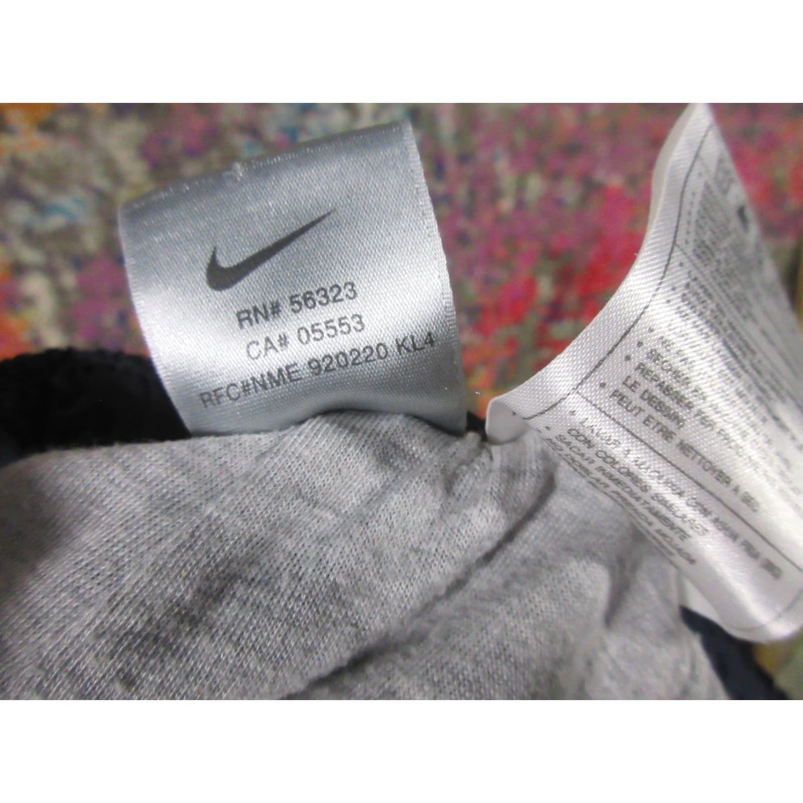 Nike VINTAGE Nike Track Pants Unisex Adults Small Navy Blue Nylon Softshell Lined Pockets Elastic Waist Drawstring Regular Fit Shoes? (No) Size US 29 - 6 Thumbnail