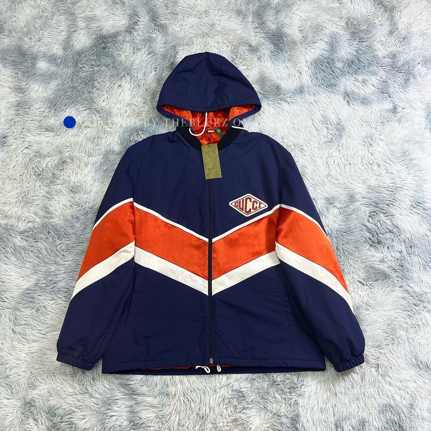 Gucci Colorblock Logo Zip Hoodie Jacket Size US M / EU 48-50 / 2 - 1 Thumbnail