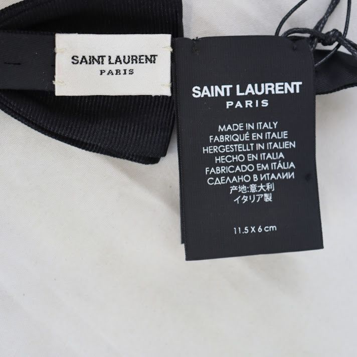 Saint Laurent Paris o1rshd1 Size: OS / Noeud YVES Reps in Black Size ONE SIZE - 4 Thumbnail