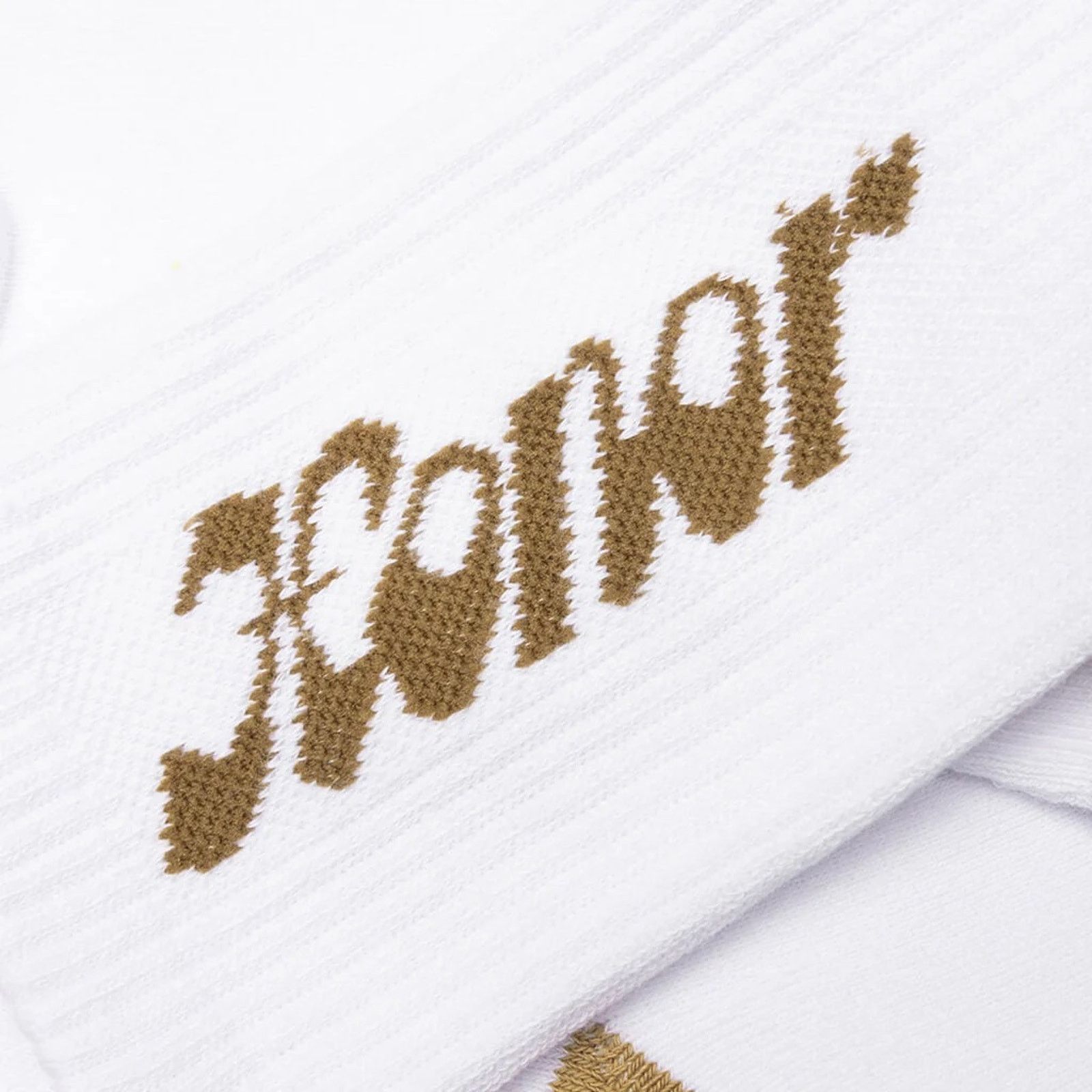 Honor the Gift Honor The Gift Men's Crew Socks in Mustard/White Size ONE SIZE - 2 Thumbnail