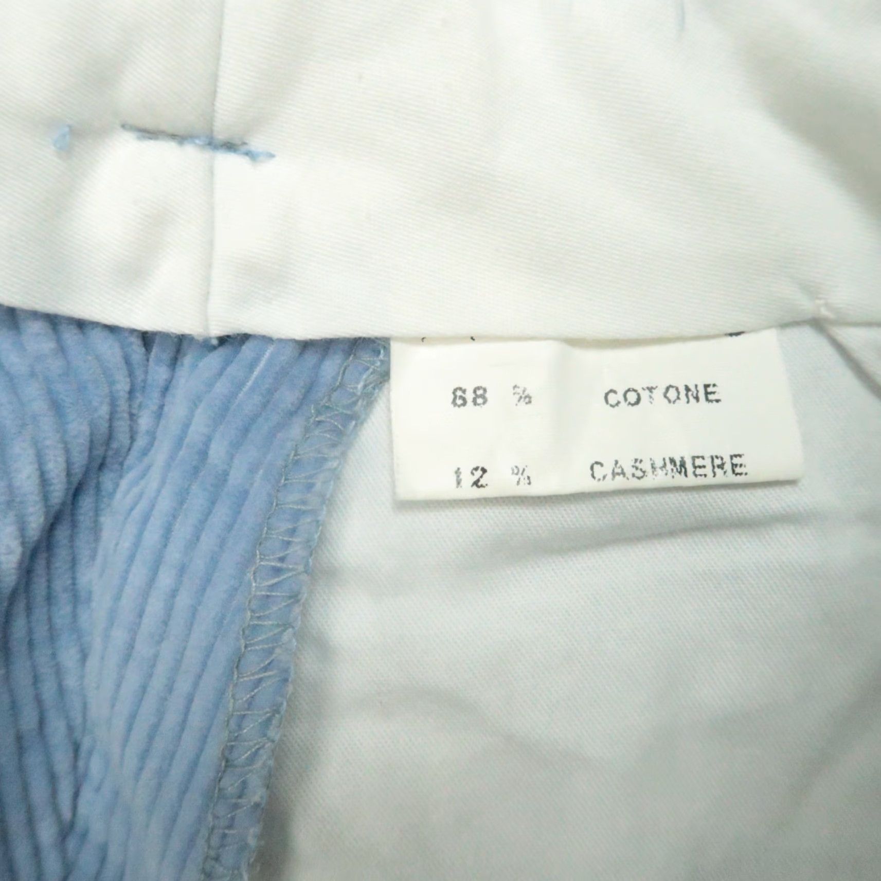 Vintage Frank Namani Pants Mens Regular 25x32 Blue Corduroy Chino Size US 26 / EU 42 - 4 Thumbnail