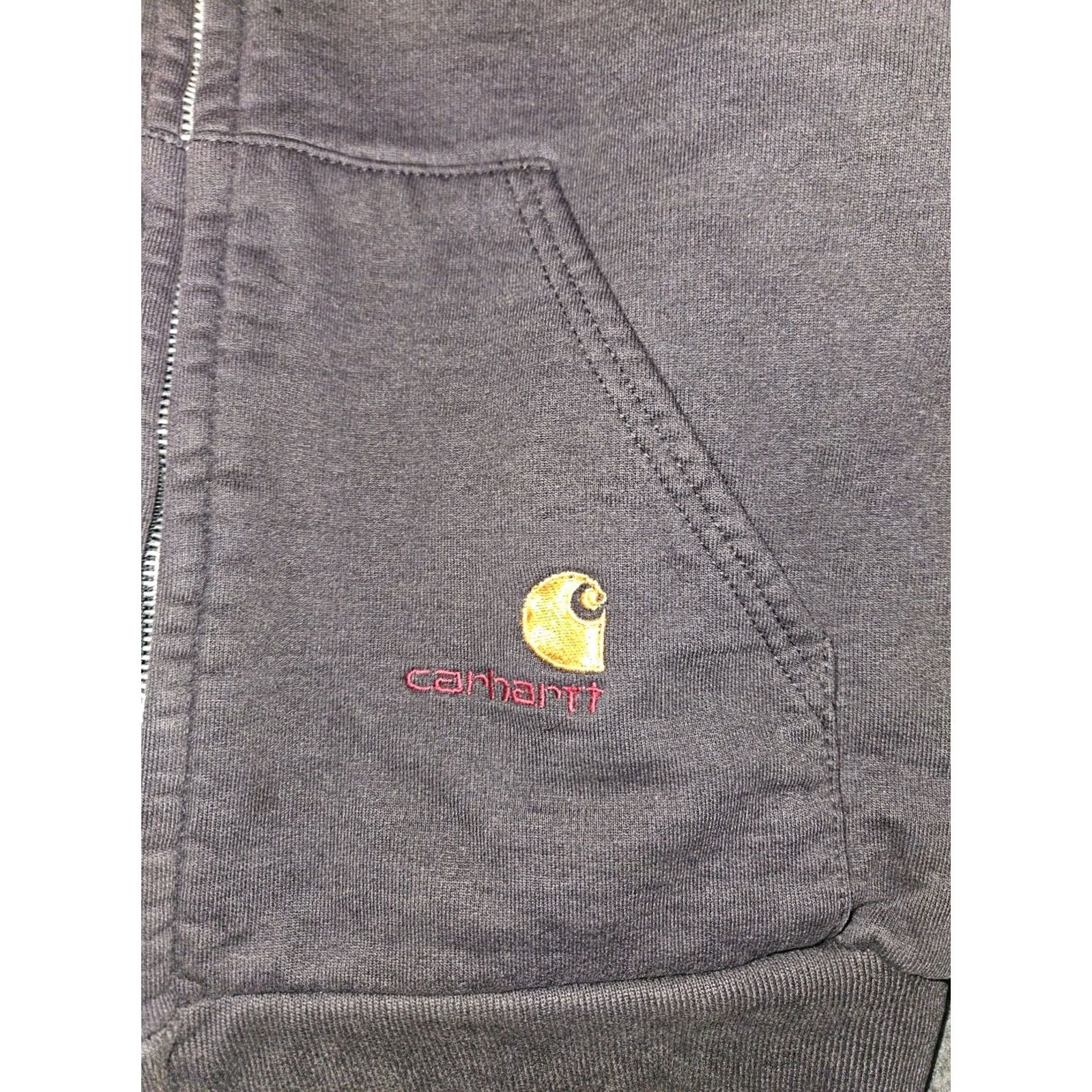 Carhartt Carhartt Fullzip Hooded Jacket Men's L Black Outdoors Workwear Size US L / EU 52-54 / 3 - 5 Thumbnail