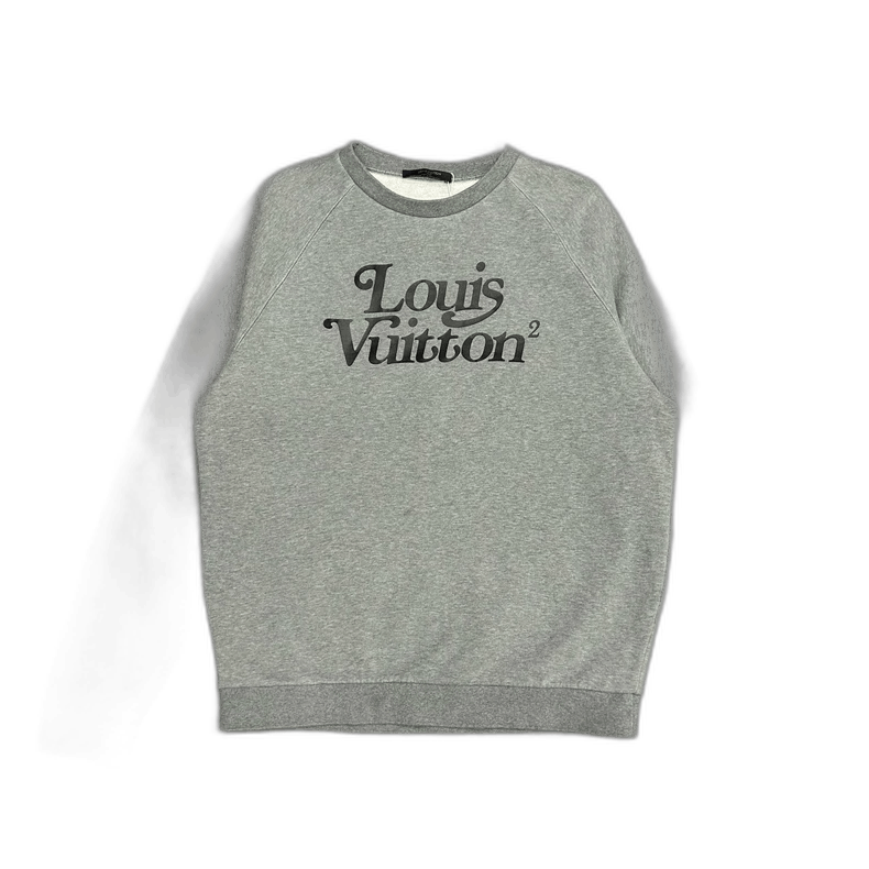 Louis Vuitton NIGO Gray Logo Sweatshirt-2506