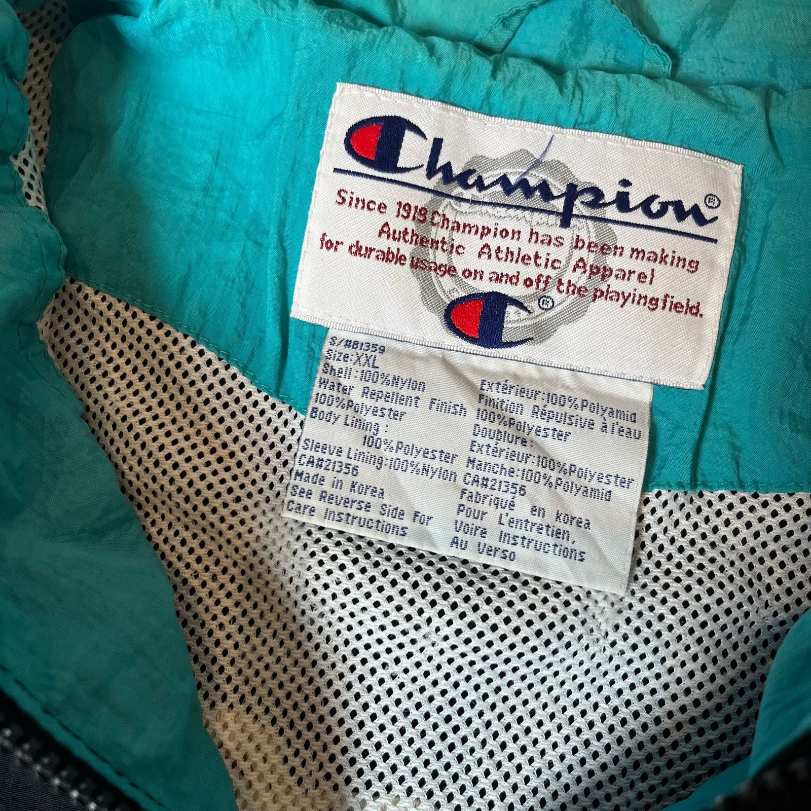 Champion 90s Champion Vancouver Grizzlies Light Jacket Women's XXL Size XXL / US 16-18 / IT 52-54 - 6 Thumbnail