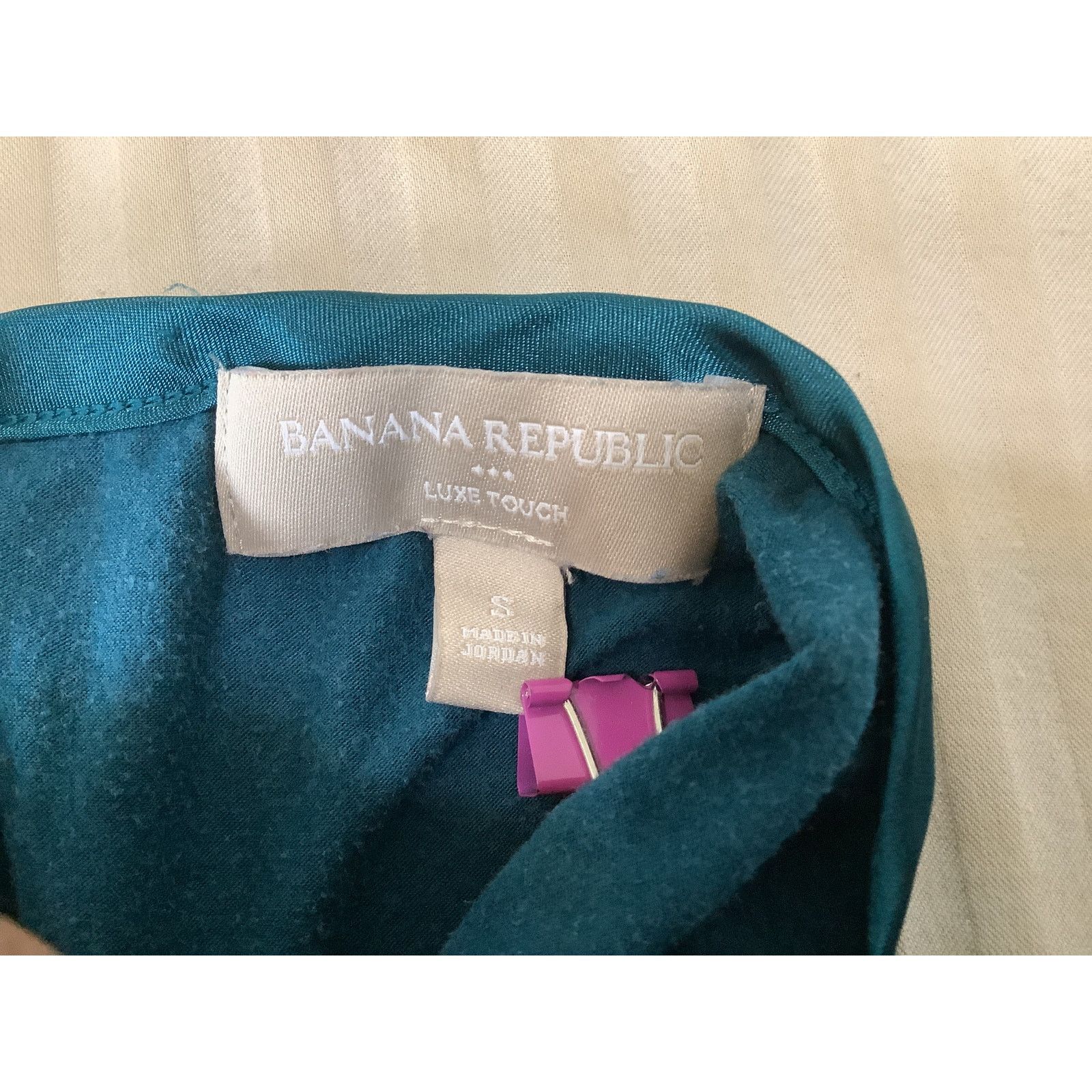 Banana Republic BANANA REPUBLIC Top Women's S Green RN 54023 Size S / US 4 / IT 40 - 3 Thumbnail