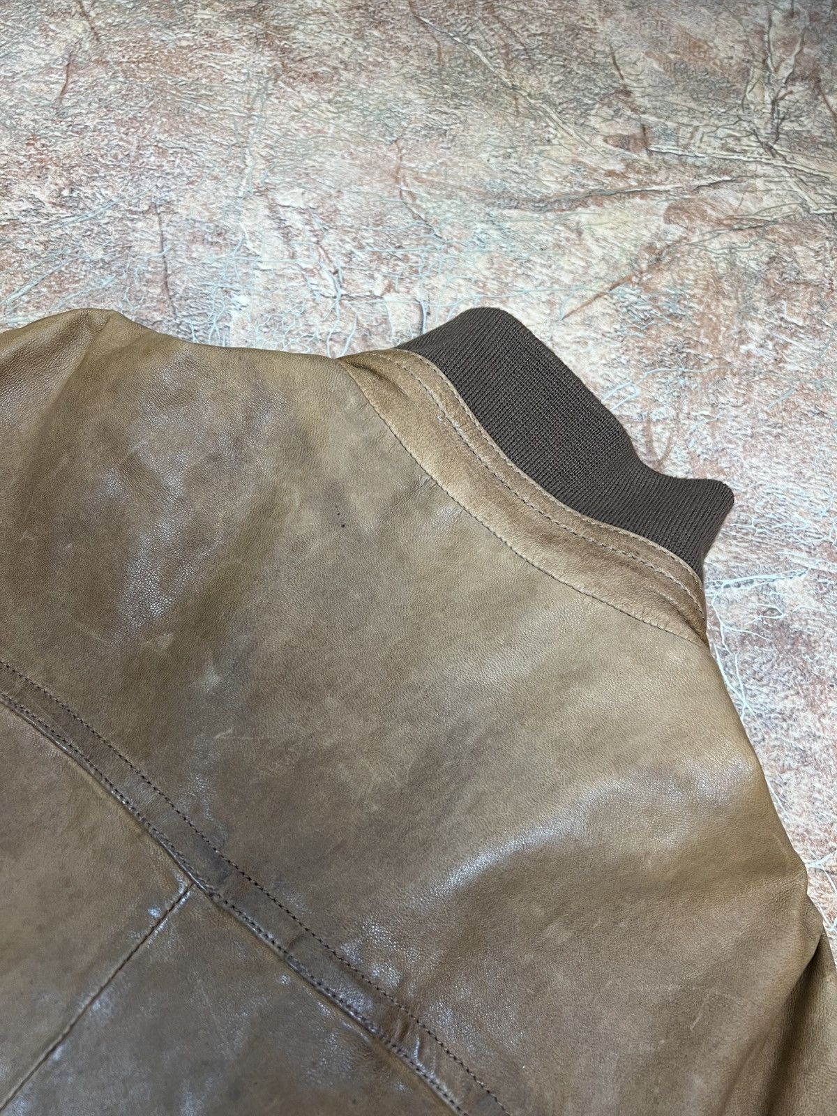 Tommy Hilfiger Vintage Tommy Hilfiger leather jacket brown moto Size US M / EU 48-50 / 2 - 22 Thumbnail