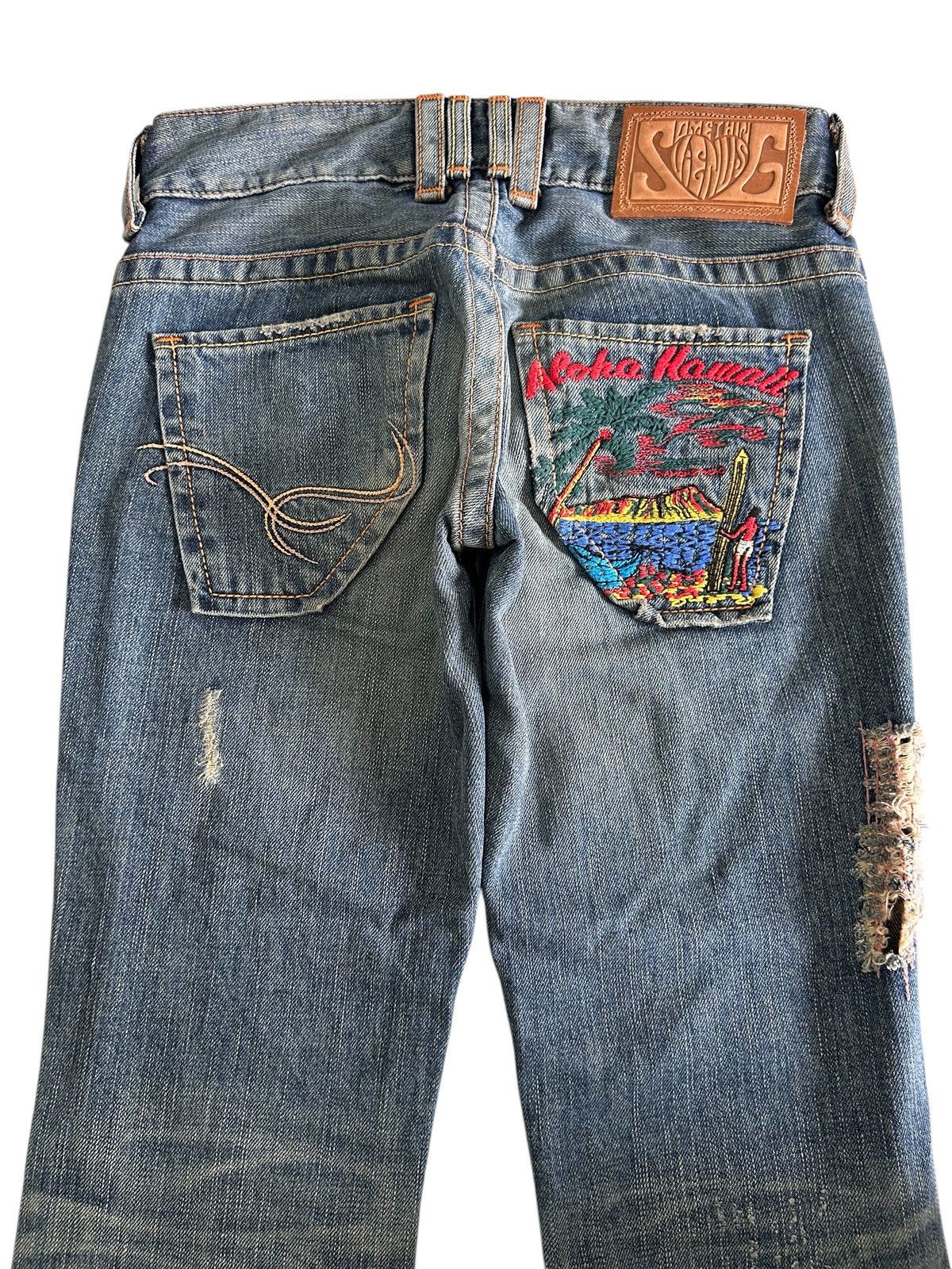 Japanese Brand × Vintage Vintage Japanese EDWIN Something bush pant flare Jeans Size US 29 - 3 Thumbnail
