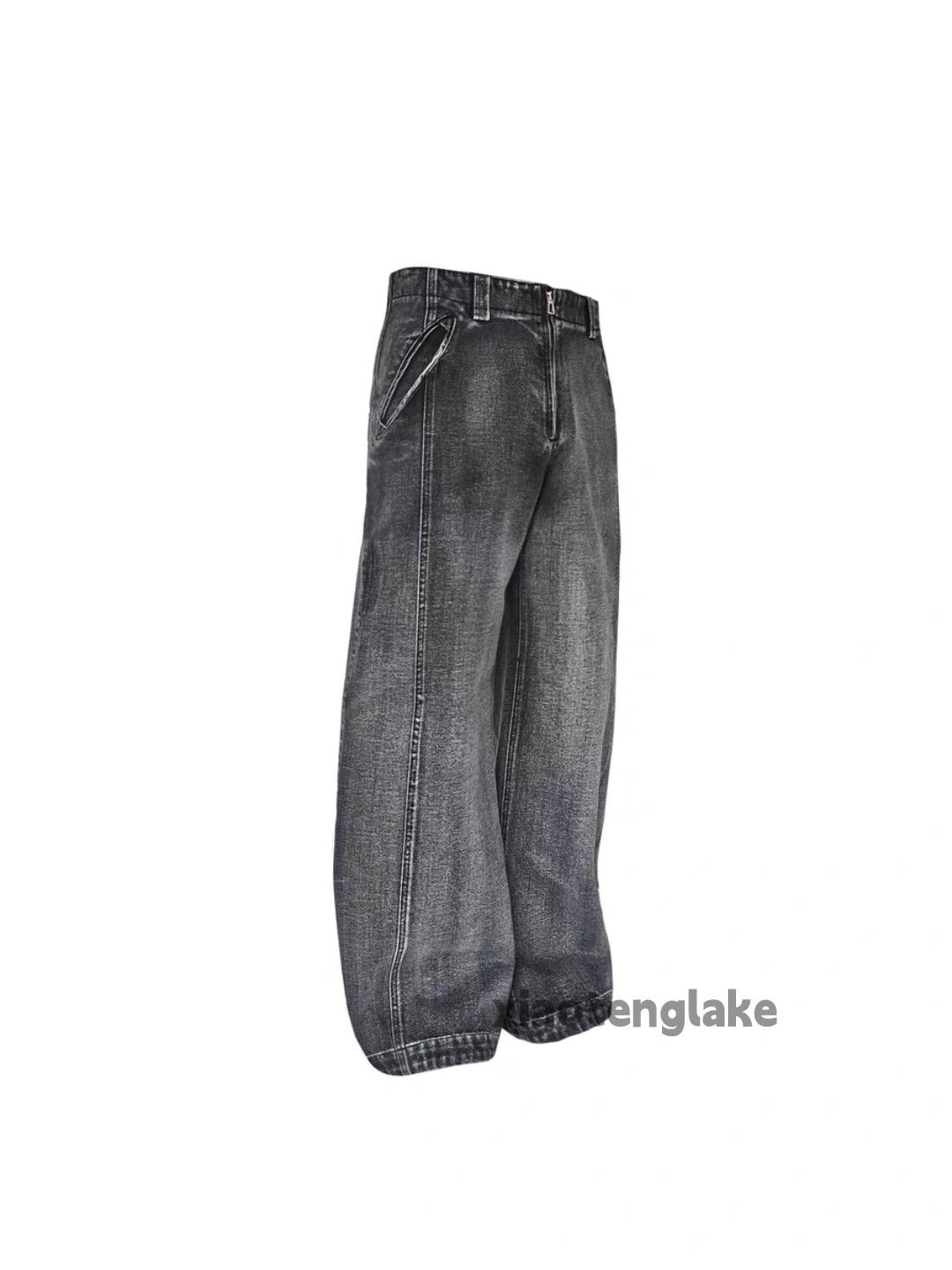 Jean ltx vintage loose baggy skate hiphop yuppie jeans Size US 36 / EU 52 - 3 Thumbnail