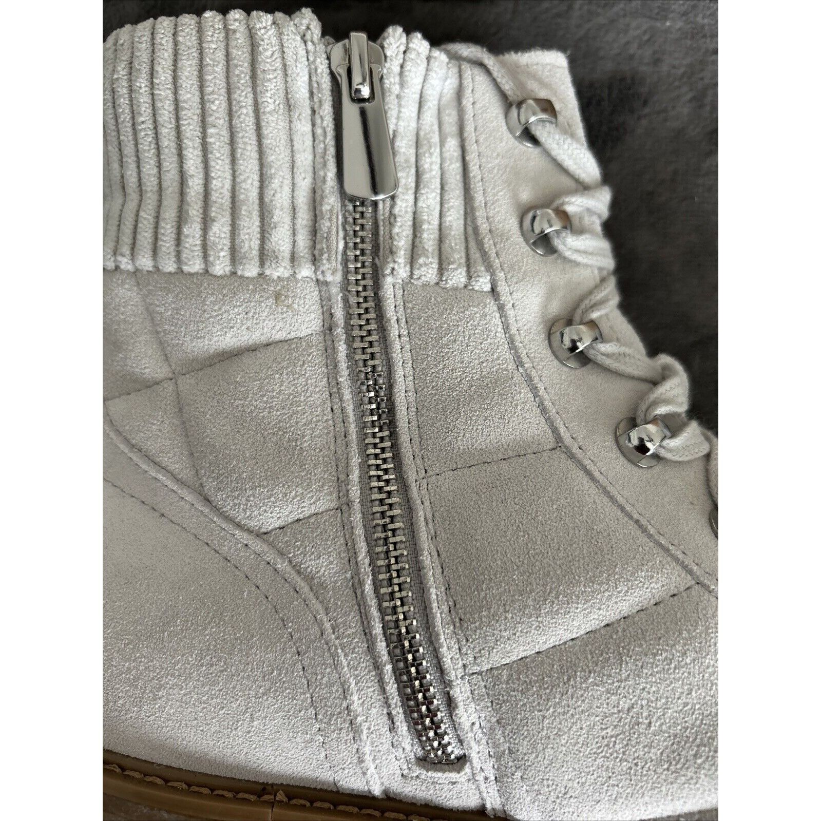 Other EASY SPIRIT Martha Stewart Beige LEATHER HIKERS BOOTS SIZE Size US 10 / IT 40 - 6 Thumbnail