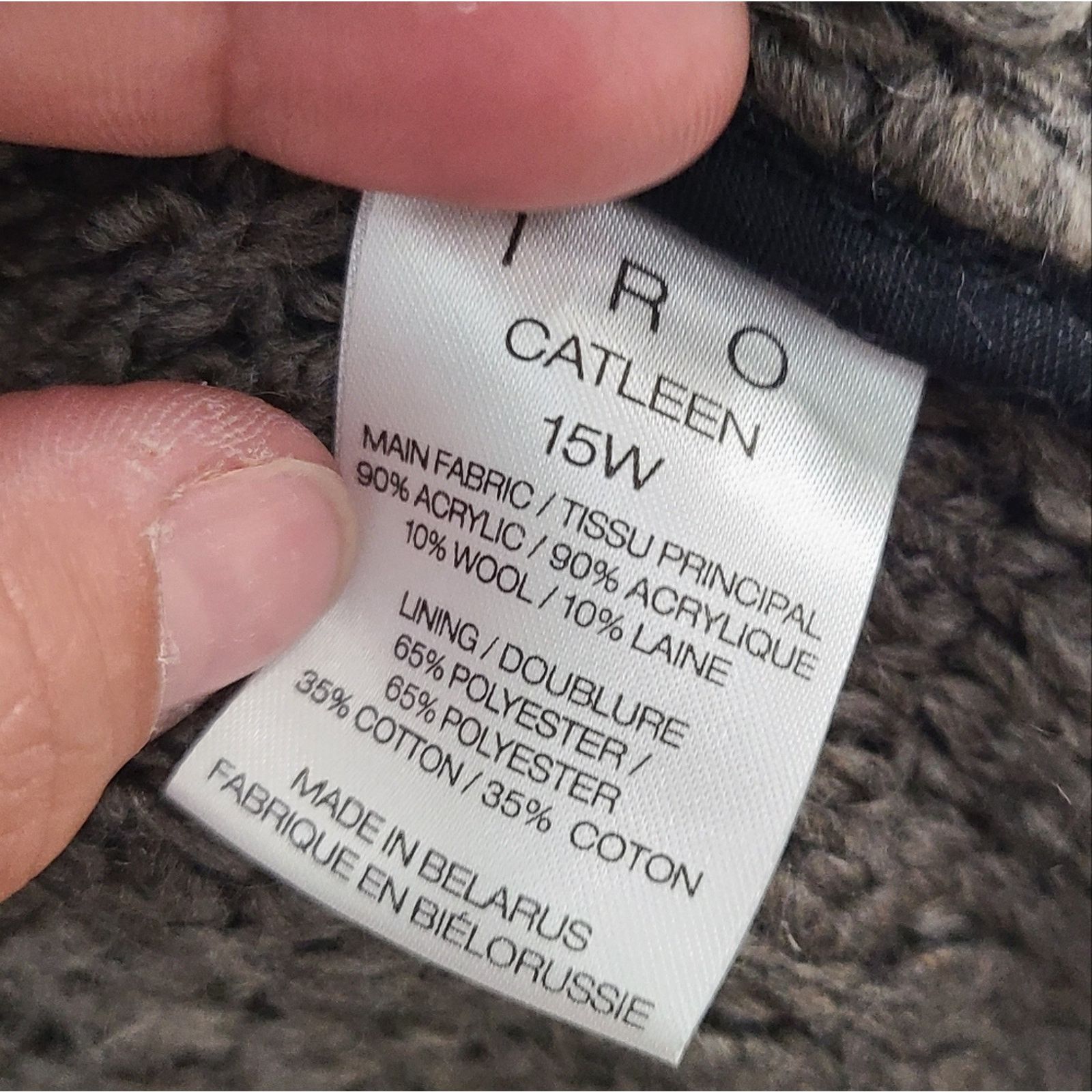 Iro IRO Catleen Gray Boucle Knit Vest Size 40 (US 8) Size M / US 6-8 / IT 42-44 - 2 Thumbnail