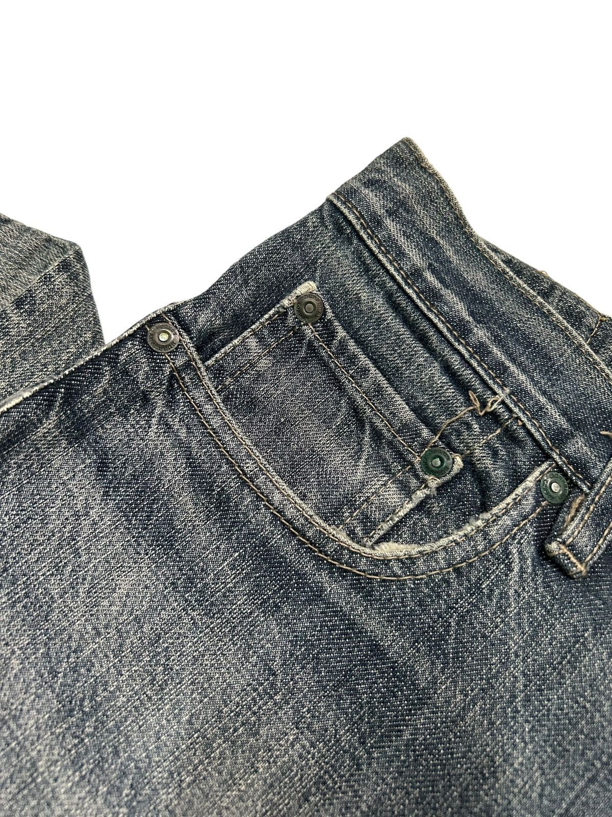Burberry Vtg BURBERRY LONDON Distressed Denim ☠️ Size US 29 - 7 Thumbnail