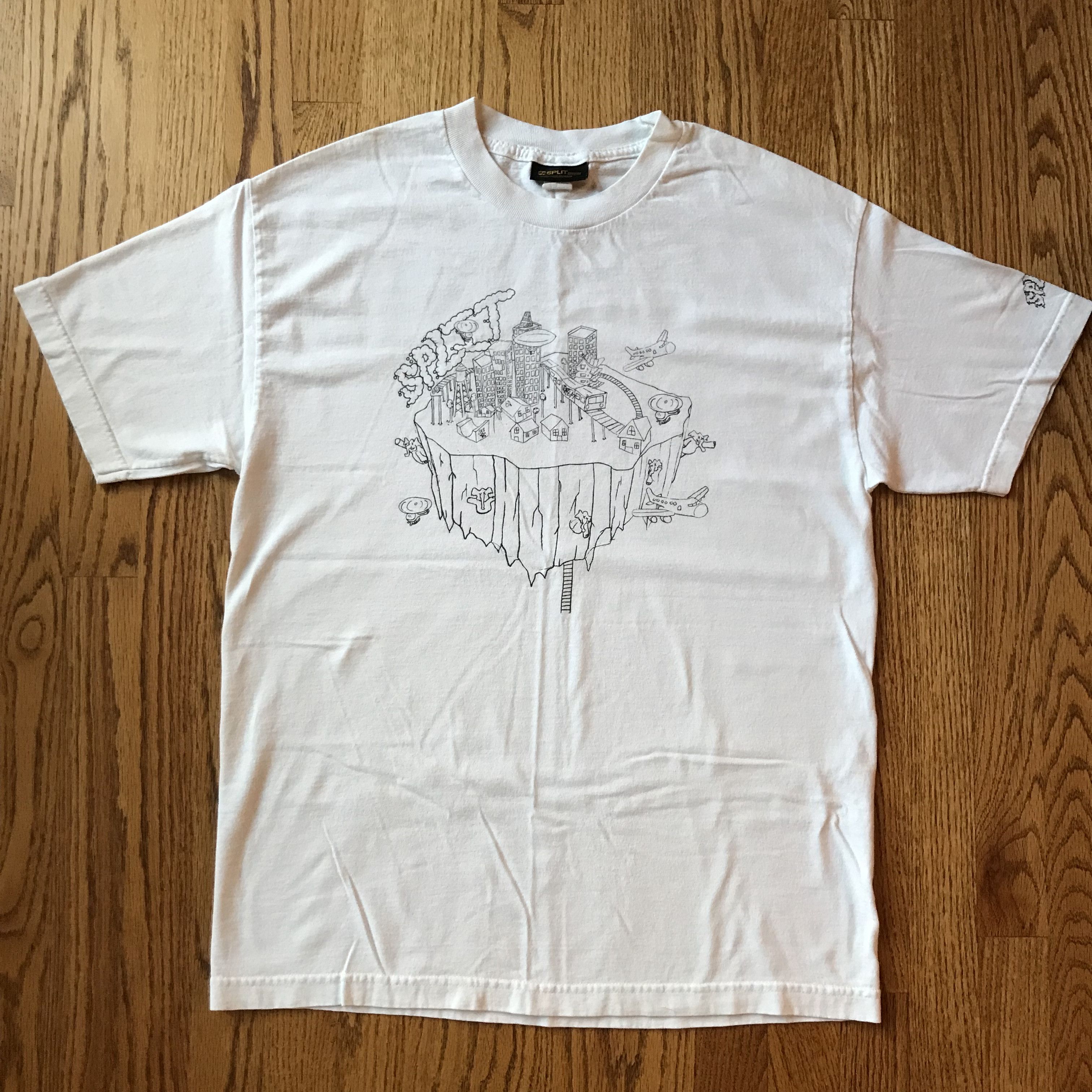 Split Vintage Split Skateboarding Men’s Graphic Tee Shirt Size US L / EU 52-54 / 3 - 1 Thumbnail