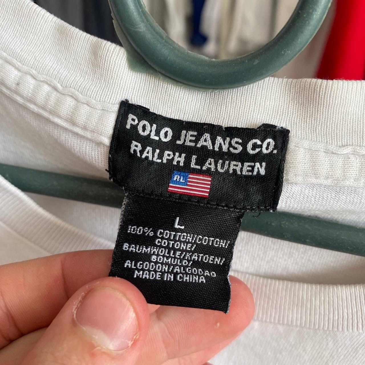 Polo Ralph Lauren × Vintage Vintage Polo Ralph Lauren Big Logo Streetwear y2k tee Size US L / EU 52-54 / 3 - 6 Thumbnail