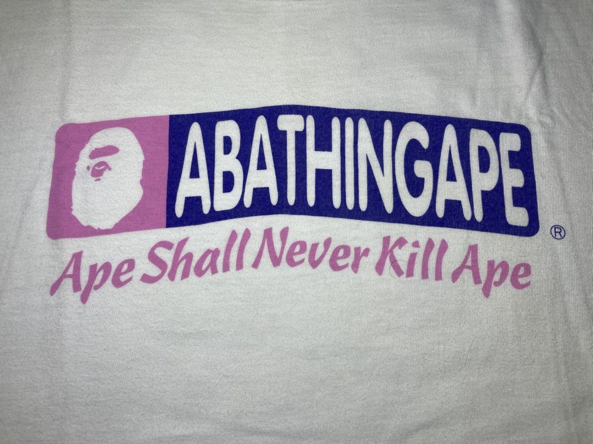 Bape 1998 Bape ASNKA Pink White Ice Cream 90s OG Vintage Size US L / EU 52-54 / 3 - 4 Thumbnail