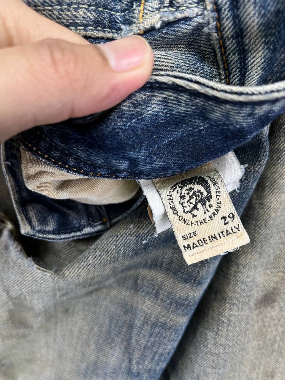 Diesel Vintage 90s Diesel Rare Punk Jeans Denim Pants Size US 29 - 4 Thumbnail