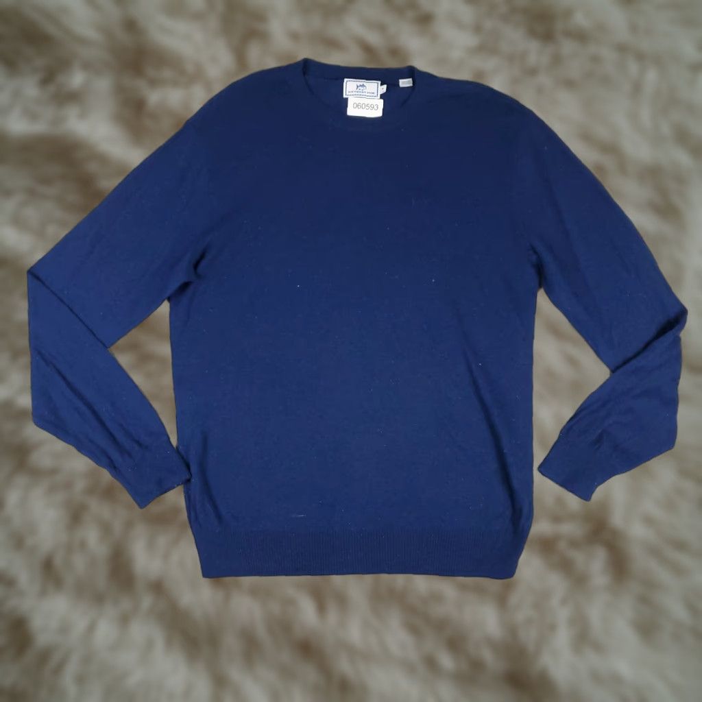 Southern Tide Southern Tide Sweater Medium Blue Lightweight Pullover Mens Classic Knit Size US M / EU 48-50 / 2 - 1 Thumbnail