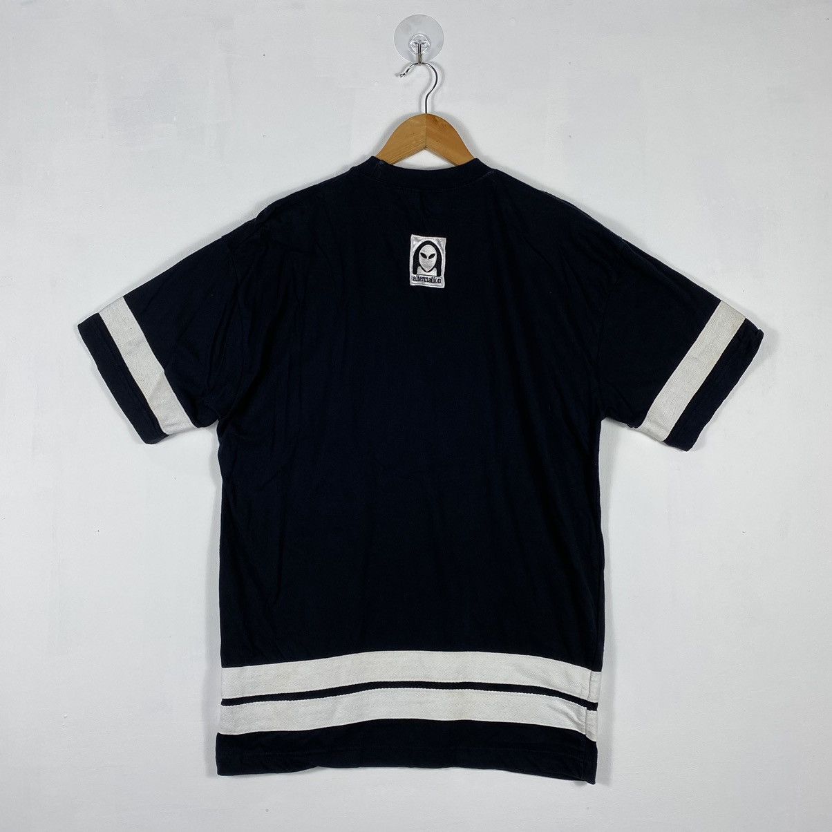 Alien Workshop × Vintage Vintage 90's ALIEN NATION Hip-Hop Wear Embroidery Logo Tee Size US L / EU 52-54 / 3 - 6 Thumbnail