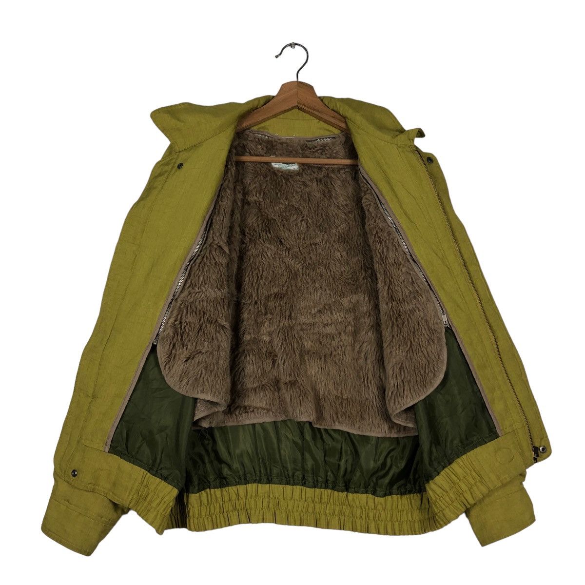 Japanese Brand × Vintage 📌VINTAGE BOMBER JACKET CROCODILE MINK FUR BLANKET Size US M / EU 48-50 / 2 - 4 Thumbnail