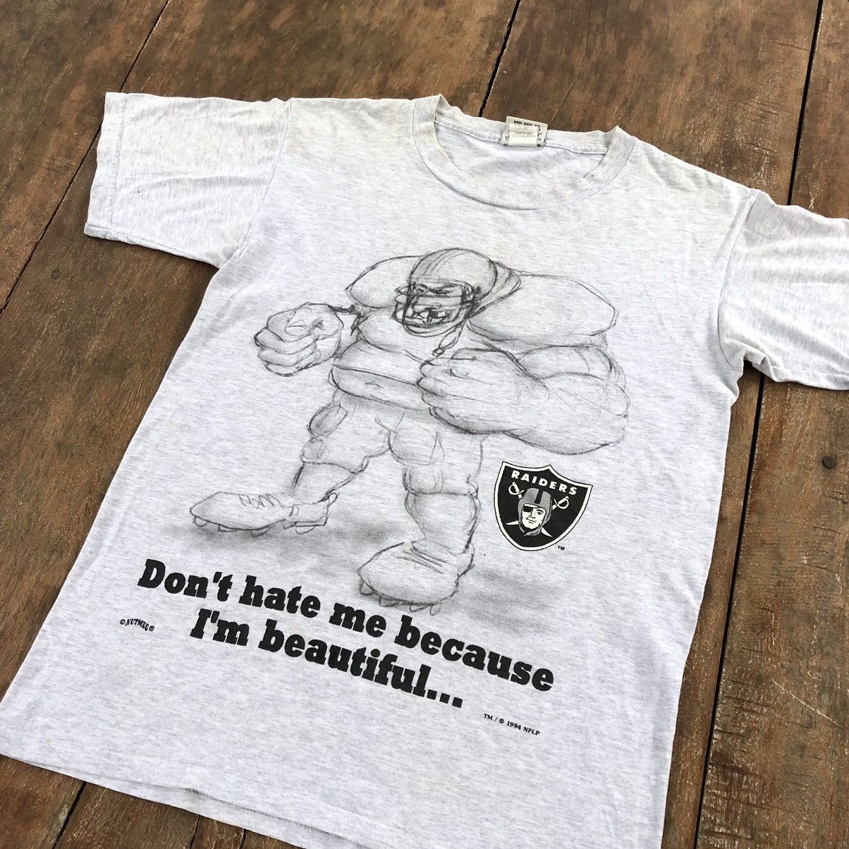 NFL Vintage 1994 RAIDERS NFL Rare T Shirt Size US M / EU 48-50 / 2 - 1 Thumbnail