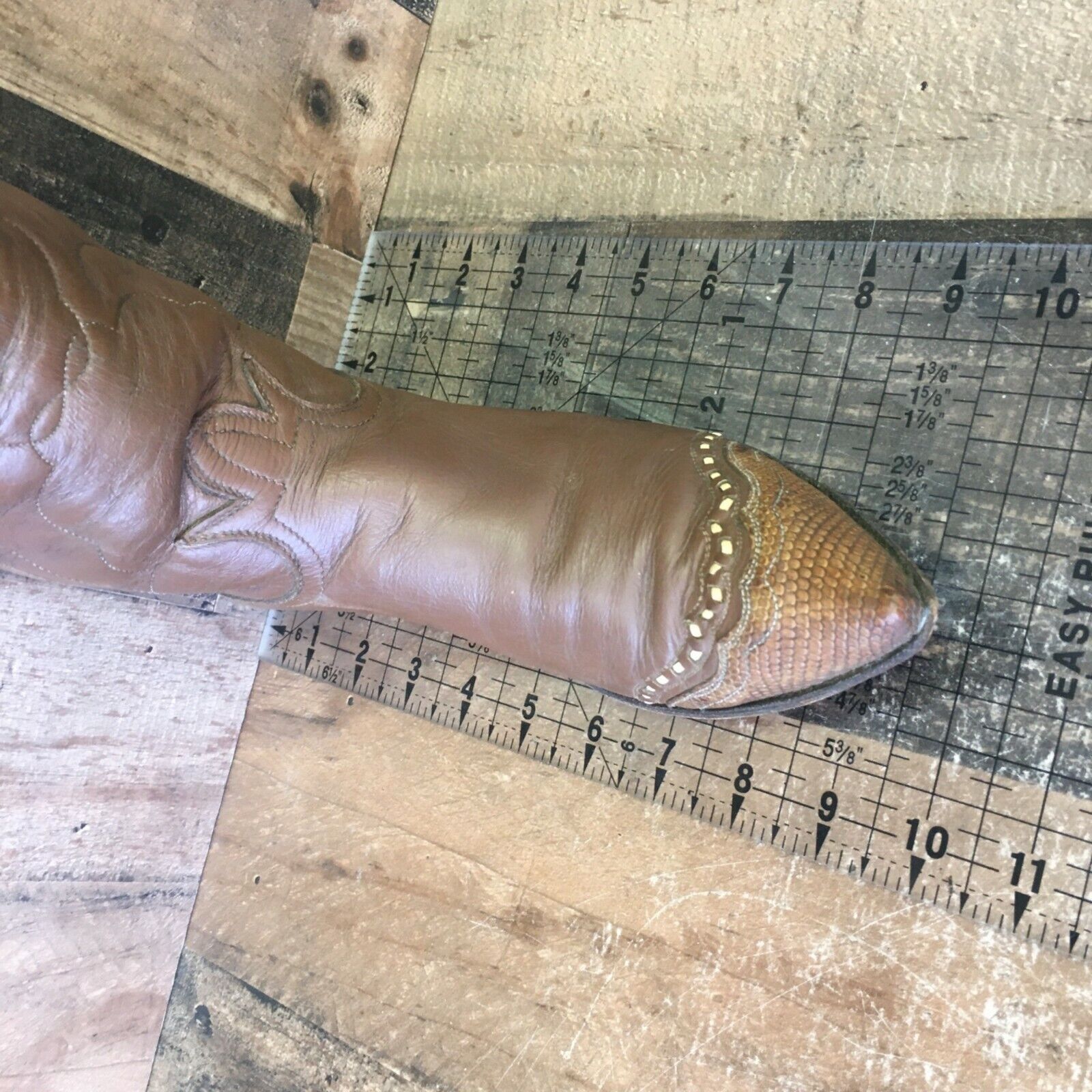 Tony Lama Tony Lama Vintage Pointed Toe Cowboy Boots Womens 5.5 B Size US 5.5 / IT 35.5 - 11 Thumbnail