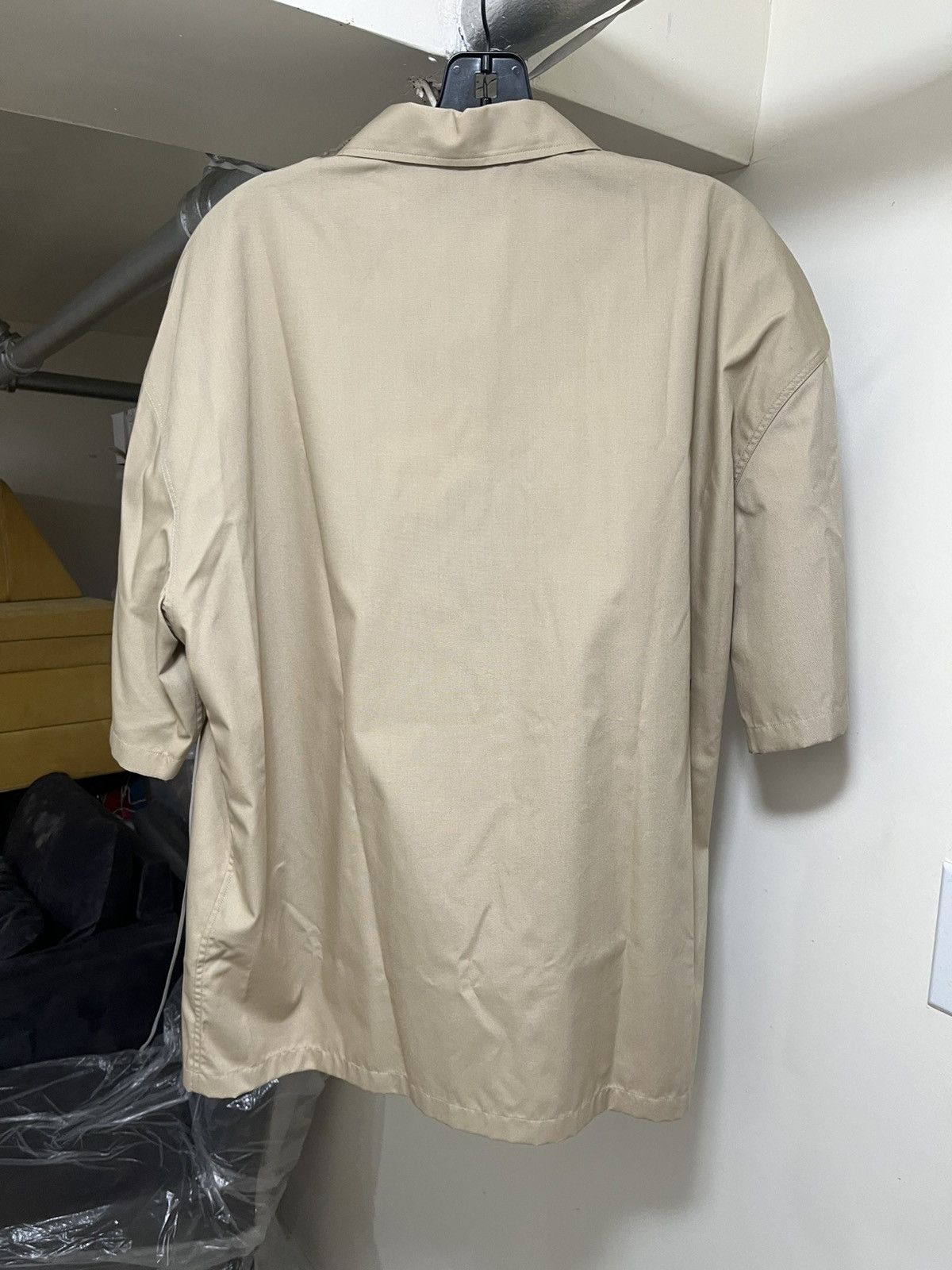 Prada Prada Technical Cotton Zip Up Shirt Sz Small Size US S / EU 44-46 / 1 - 5 Thumbnail