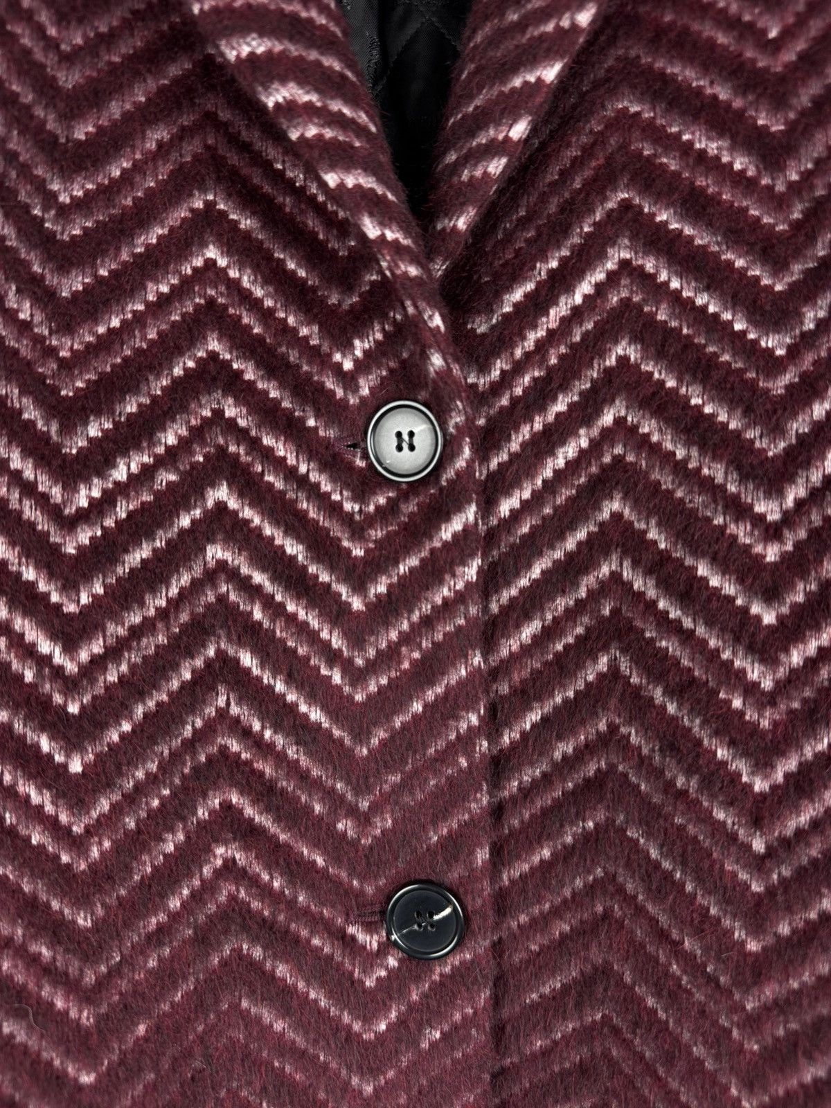 Just Cavalli × Roberto Cavalli Just Cavalli Wool / Alpaca Zig Zag Patterned Coat Jacket Size XS / US 0-2 / IT 36-38 - 9 Thumbnail