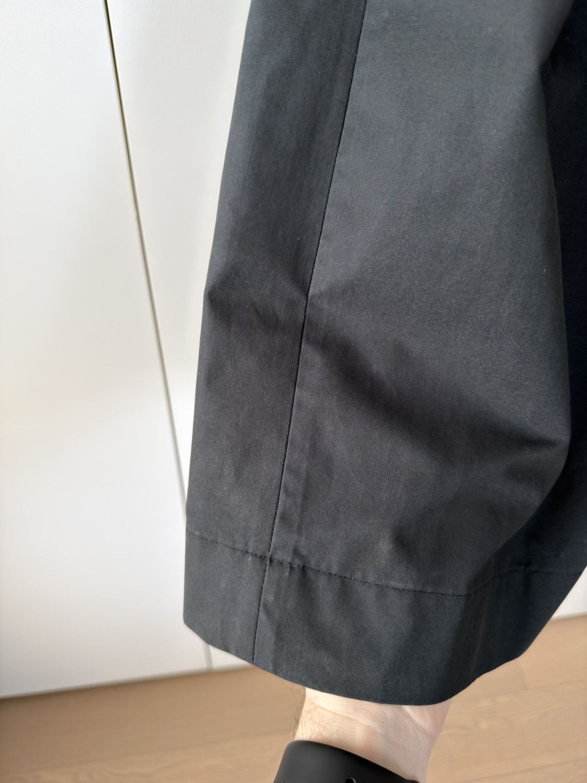S.S.Daley Alexander Pleated Cotton Wide-Leg Trousers Black 38 Size US 38 / EU 54 - 2 Thumbnail