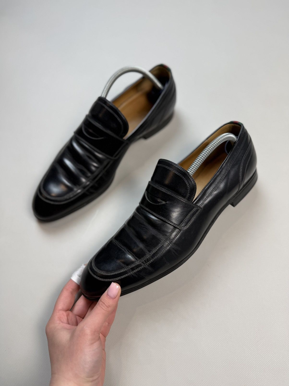 Gucci Gucci Men’s Leather Penny Loafers Formal Shoes Size US 8.5 / EU 41-42 - 13 Thumbnail
