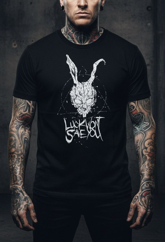 Other Luck Won’t Save You Donnie Darko Deathcore Merch T-Shirt Size US L / EU 52-54 / 3 - 1 Thumbnail