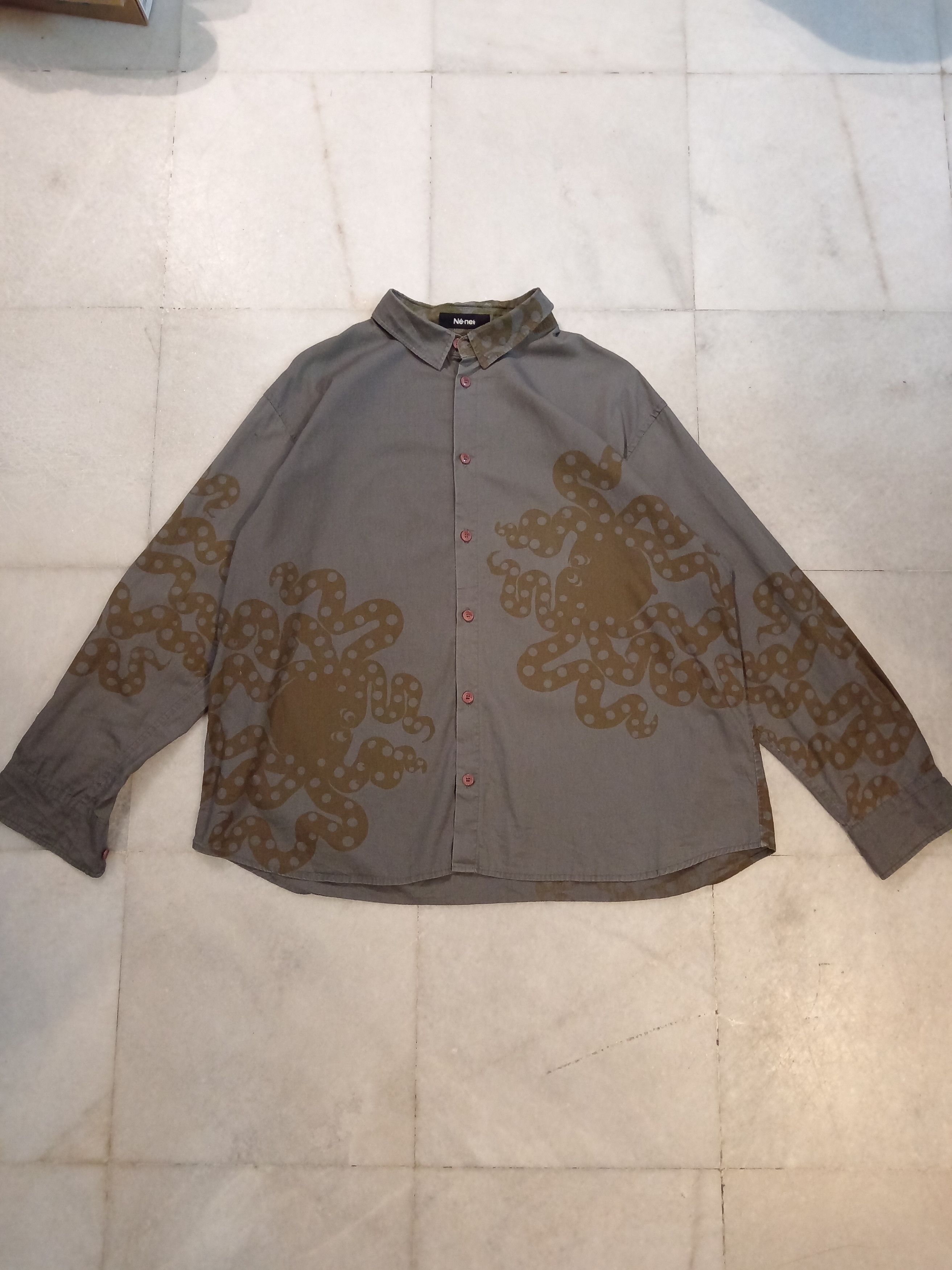 Ne-Net Ne-net × Issey Miyake Button Up Shirt Size XS / US 0-2 / IT 36-38 - 1 Thumbnail