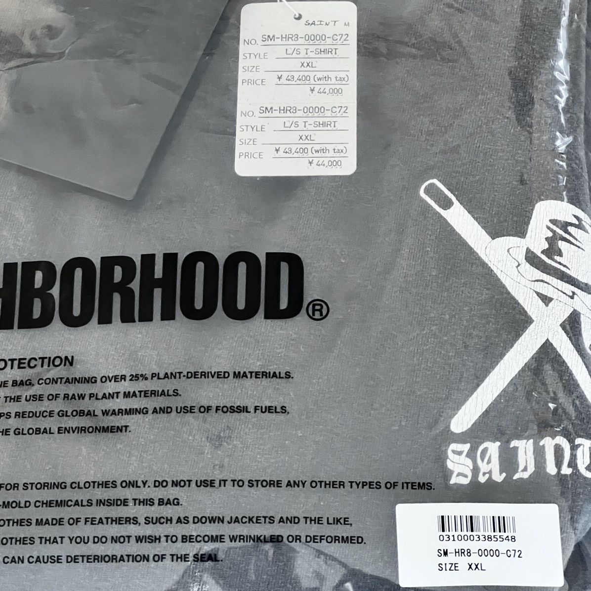 Neighborhood × Saint Michael ❤️‍🔥 SPEED KILLS L/S : SAINT HOOD : JAPANESE BRAND COLAB. Size US XXL / EU 58 / 5 - 23 Thumbnail
