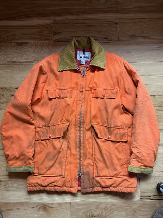 Woolrich orange 2025 hunting jacket