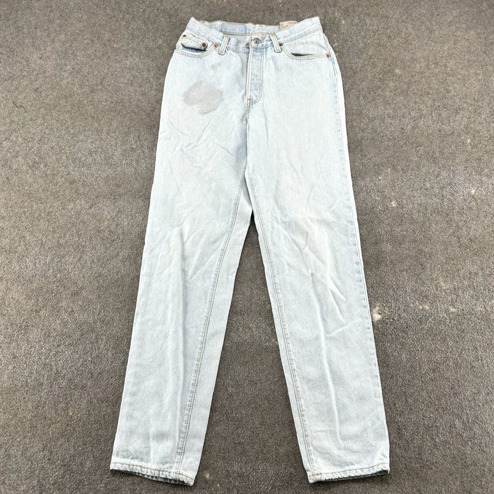 Levi's VINTAGE Levi's 501 Jeans Womens 11 Blue Straight Regular Light Wash Denim USA 90s Jeans Size 32" / US 10 / IT 46 - 2 Thumbnail