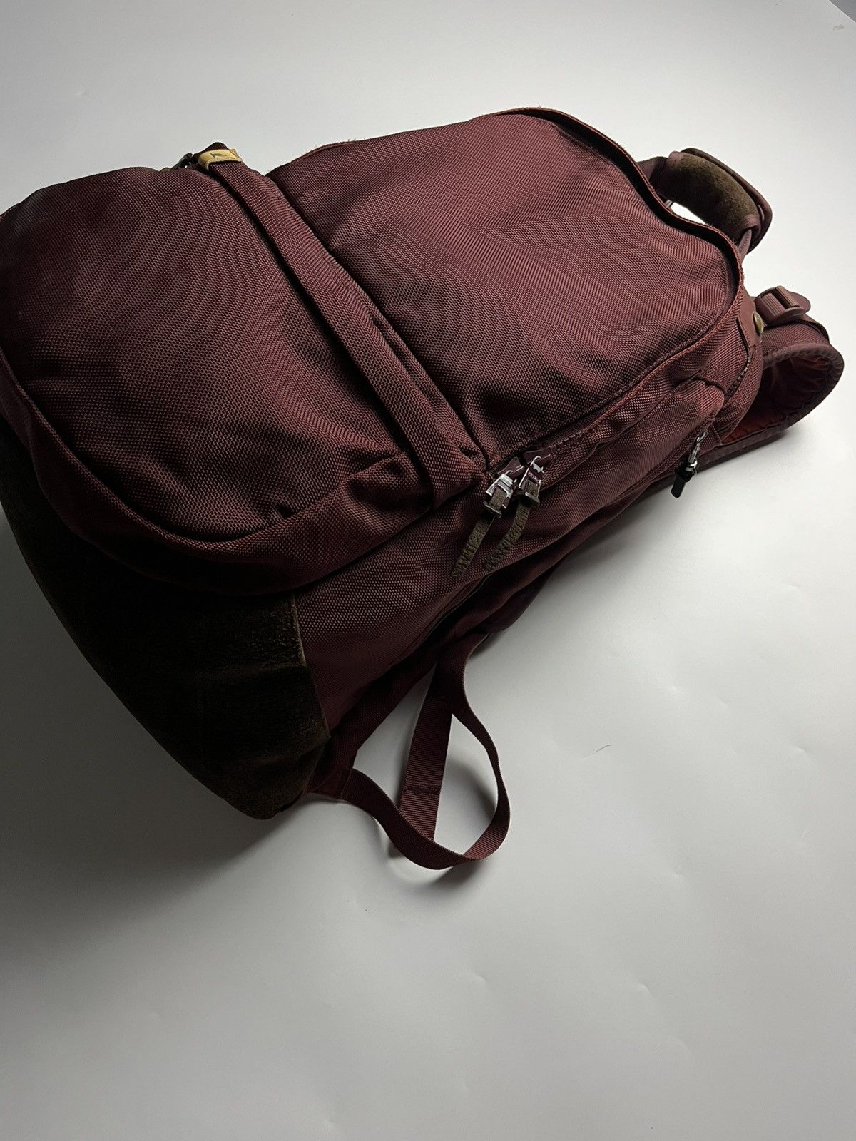Visvim Visvim SS15 Ballistic Cordura 20L Backpack Burgundy w/ Suede Size ONE SIZE - 6 Thumbnail