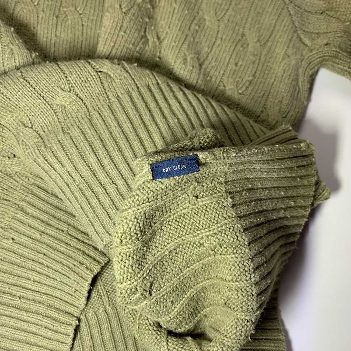Ralph Lauren Polo Ralph Lauren Khaki Knit Sweater Old Money Size US L / EU 52-54 / 3 - 9 Thumbnail
