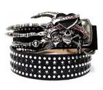 Other punk rivets skull love Belt Size ONE SIZE - 2 Thumbnail