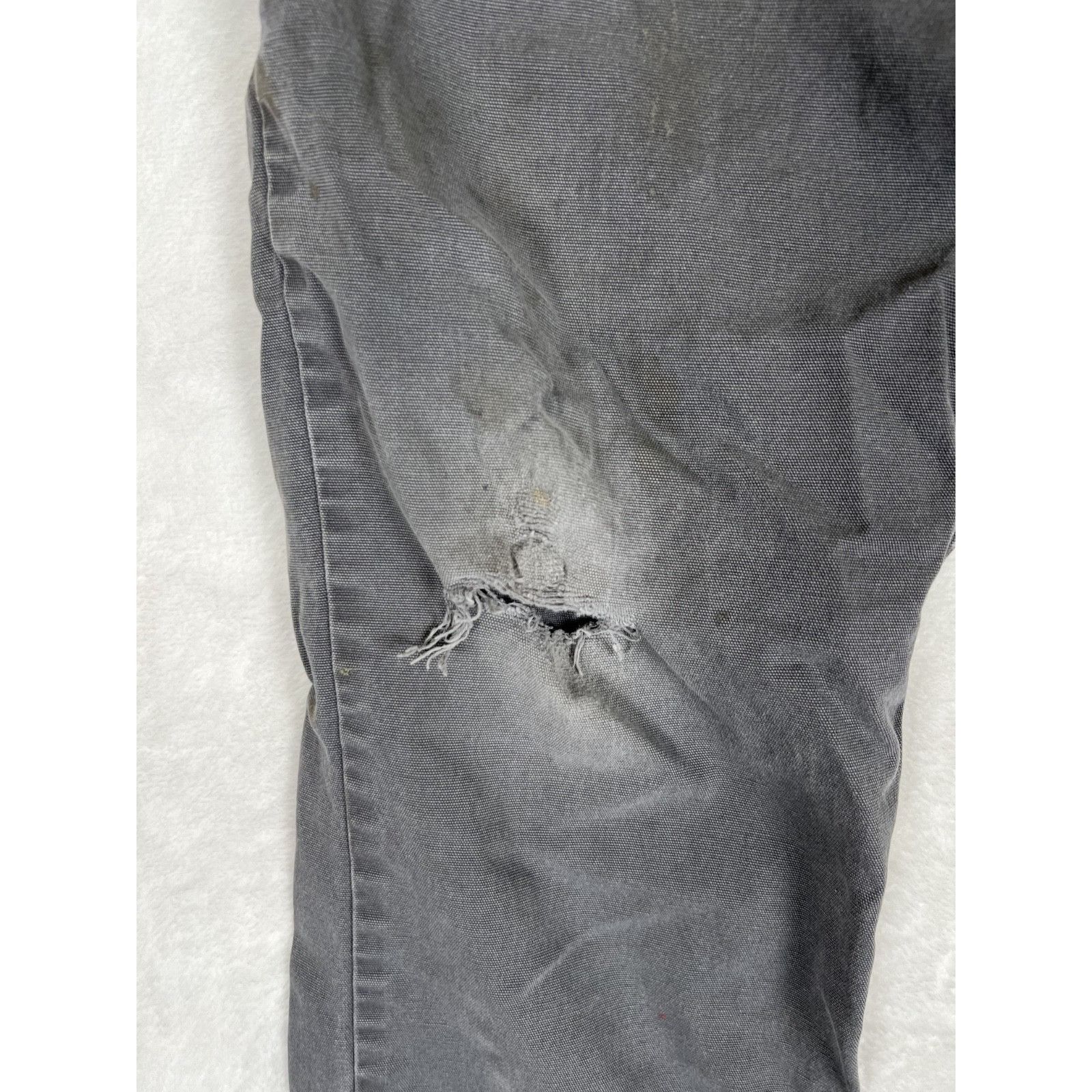 Carhartt Vintage Carhartt Carpenter Pants Gray Size 34x30 Distress Size US 34 / EU 50 - 2 Thumbnail