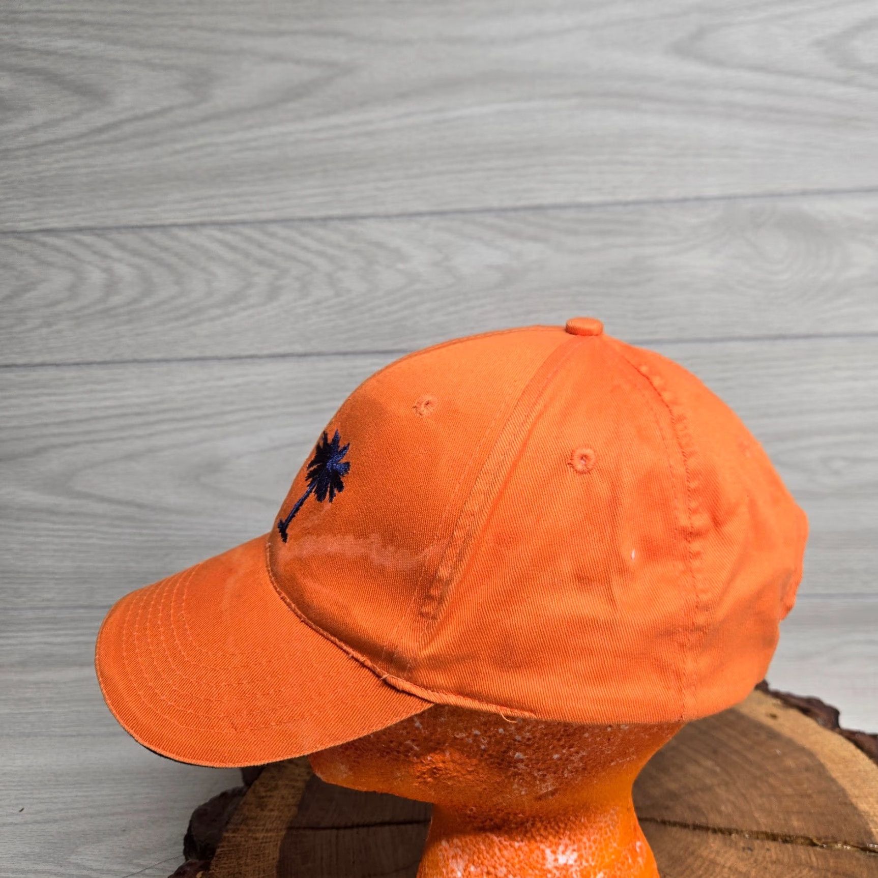Vintage VINTAGE Myrtle Beach Hat Cap Adult One Size Orange Baseball Cap Adjustable Souvenir 90s Beach Travels Mens Womens Size ONE SIZE - 4 Thumbnail