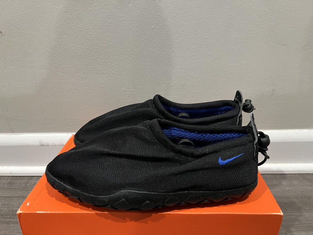 Nike ACG Size 10 1998 Nike ACG Air Moc Textile Black Hyper Blue-Blk Size US 10 / EU 43 - 1 Thumbnail