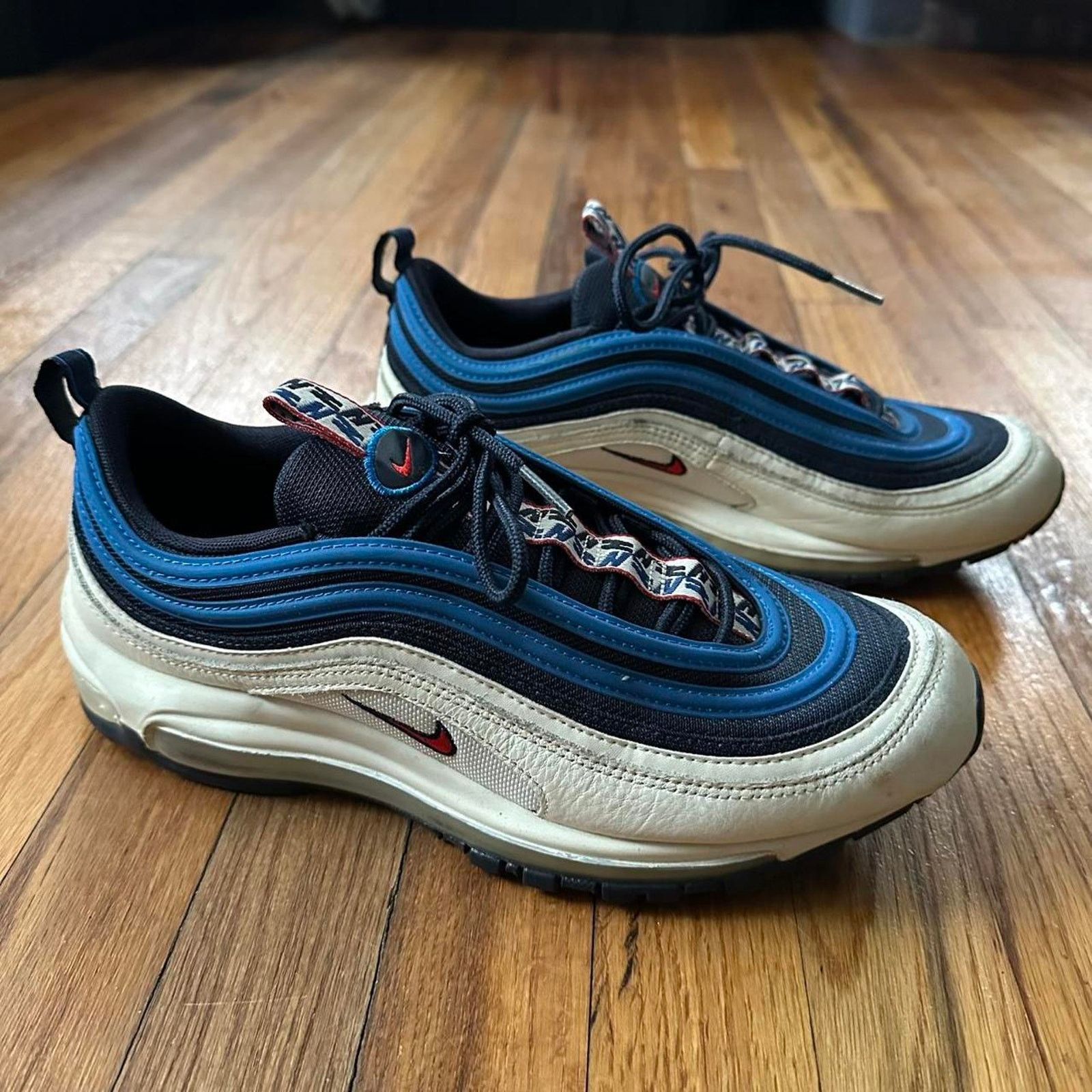 Nike Nike Air Max 97 TT PULL TAB Obsidian/University Red/Sail 9.5 Size US 9.5 / EU 42-43 - 1 Thumbnail